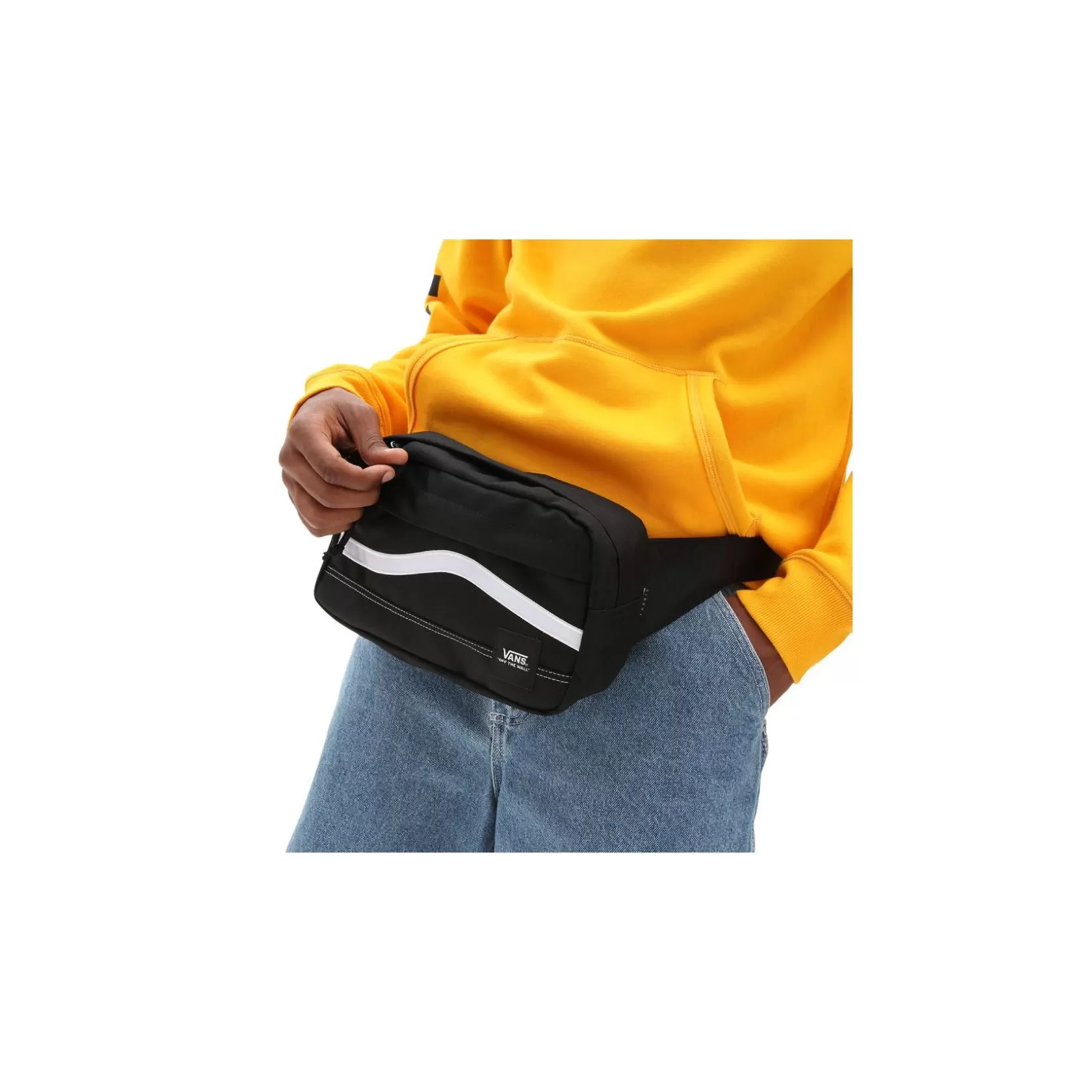 Vans Bolsos Y Mochilas<Bandolera Construct Negro, Blanco