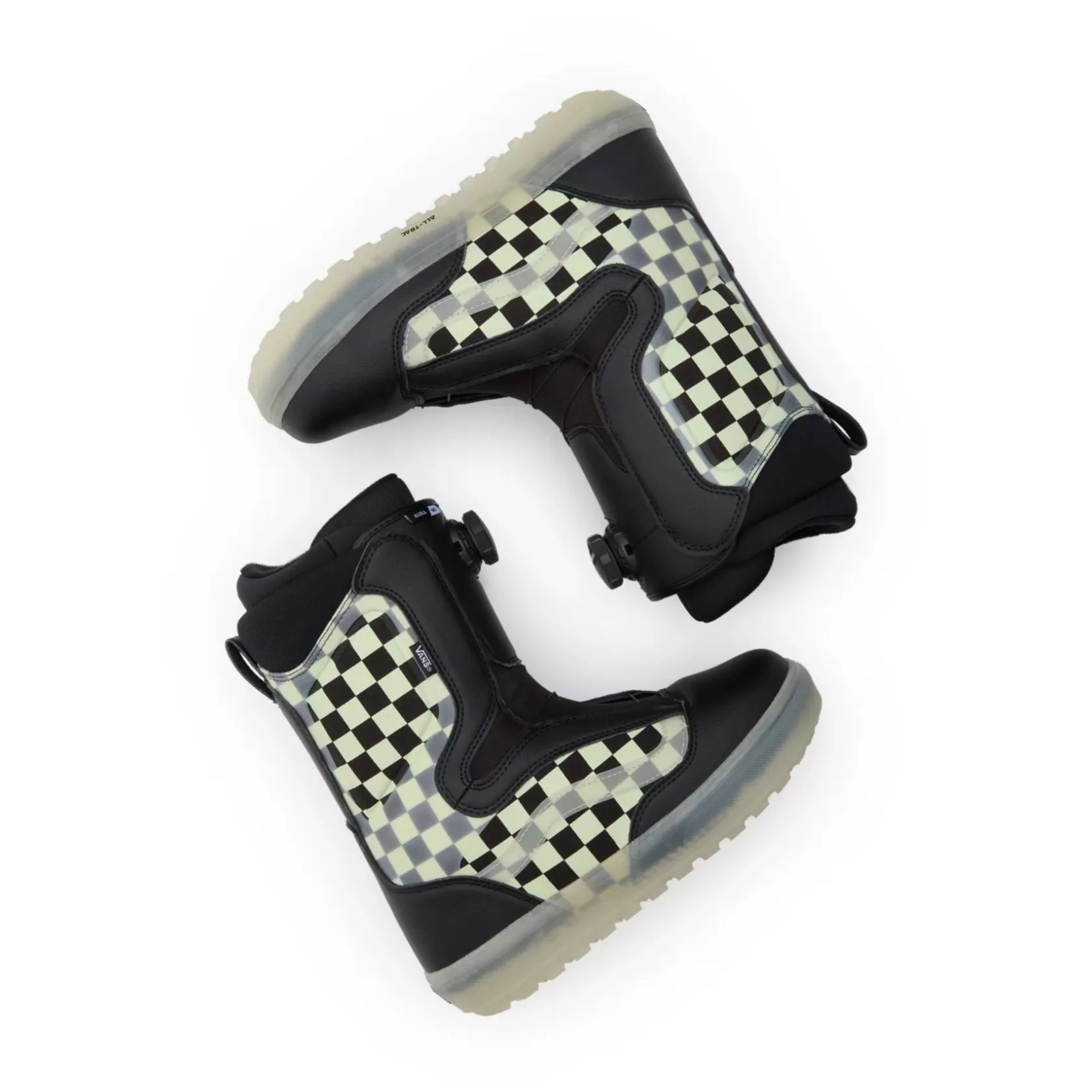 Vans Botas Snowboard<Botas De Snowboard Aura Og Checkerboard Para Hombre Negro, Blanco