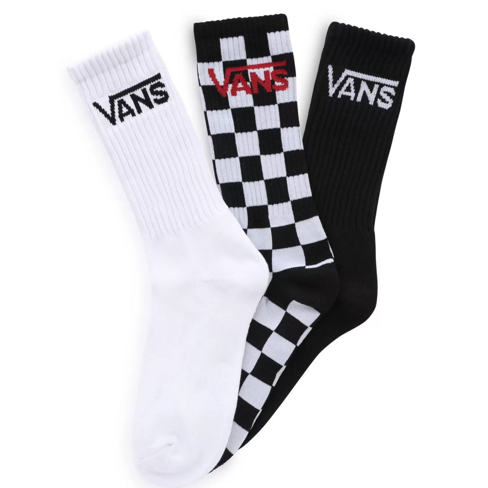 Vans Calcetines<Calcetines Altos Classic (1 Par) Negro, Blanco
