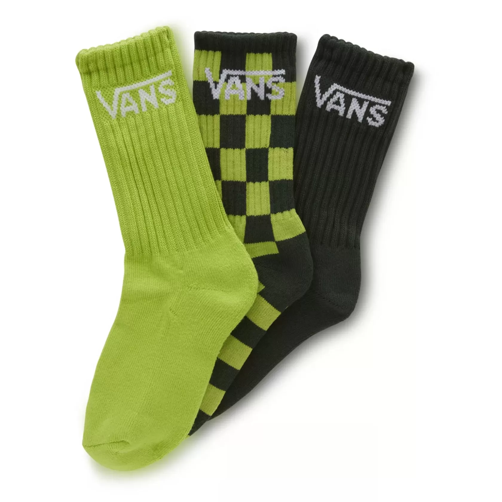 Vans Calcetines<Calcetines Altos Classic De Niños (3 Pares) Verde