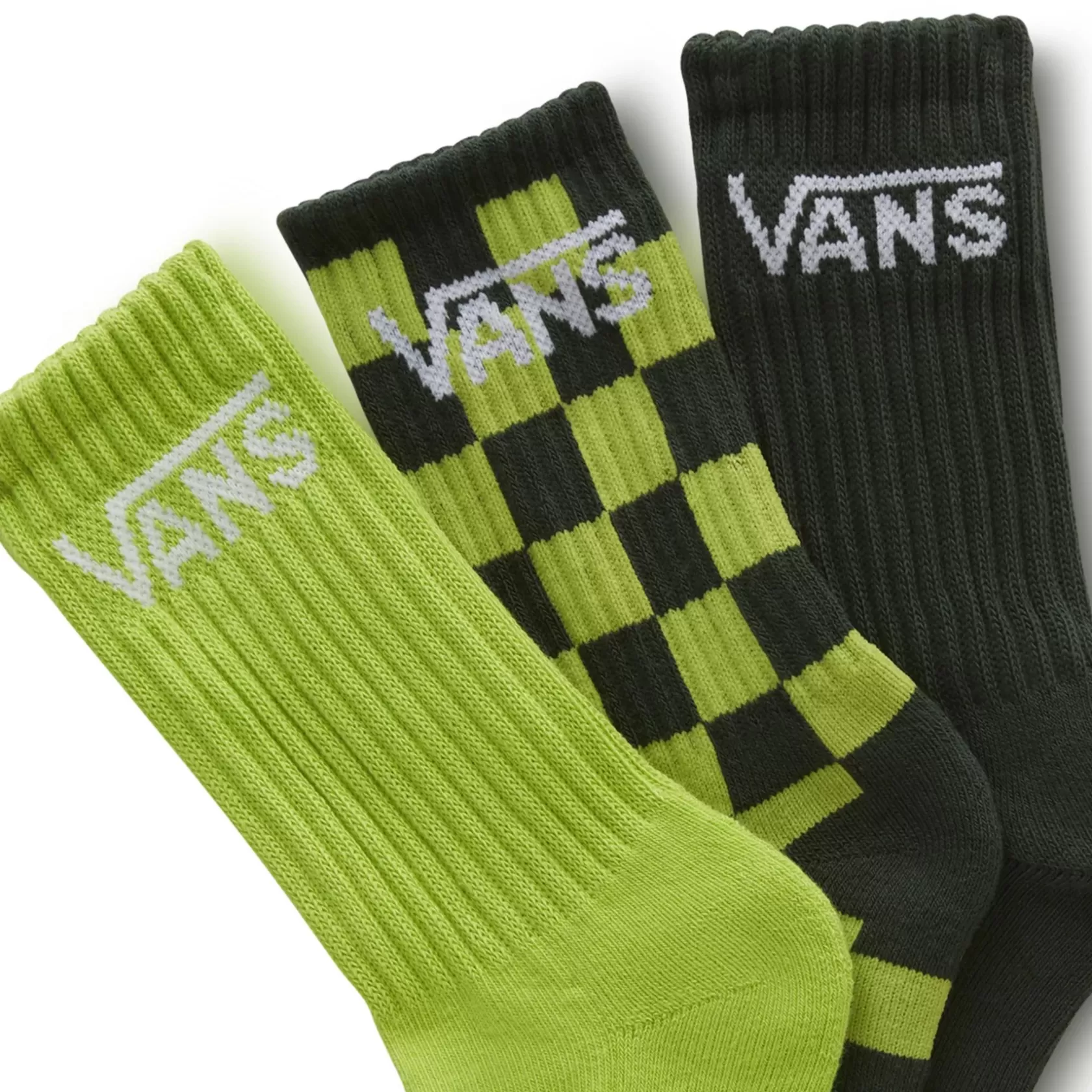 Vans Calcetines<Calcetines Altos Classic De Niños (3 Pares) Verde