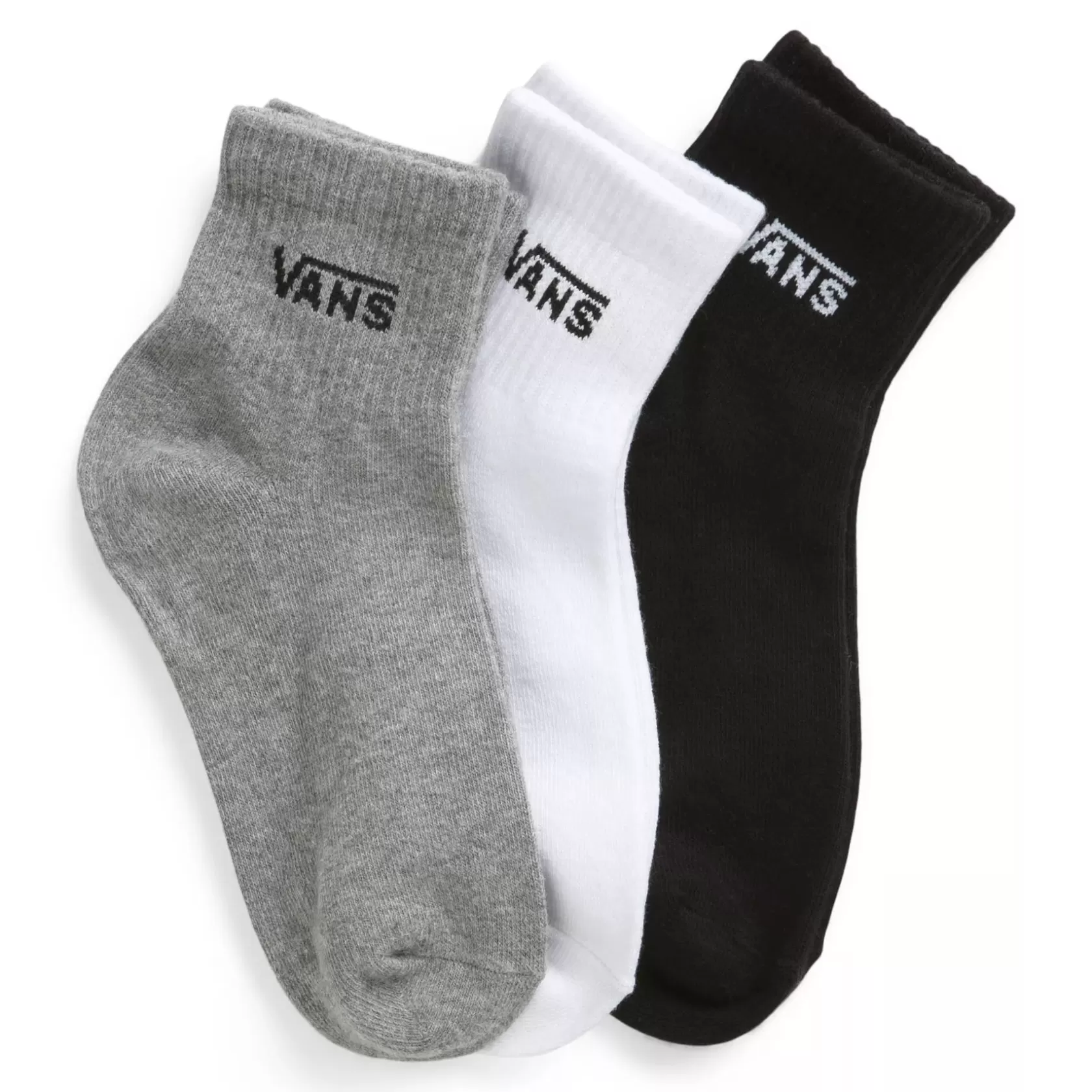 Vans Calcetines<Calcetines De Media Cana (3 Par) Negro, Gris