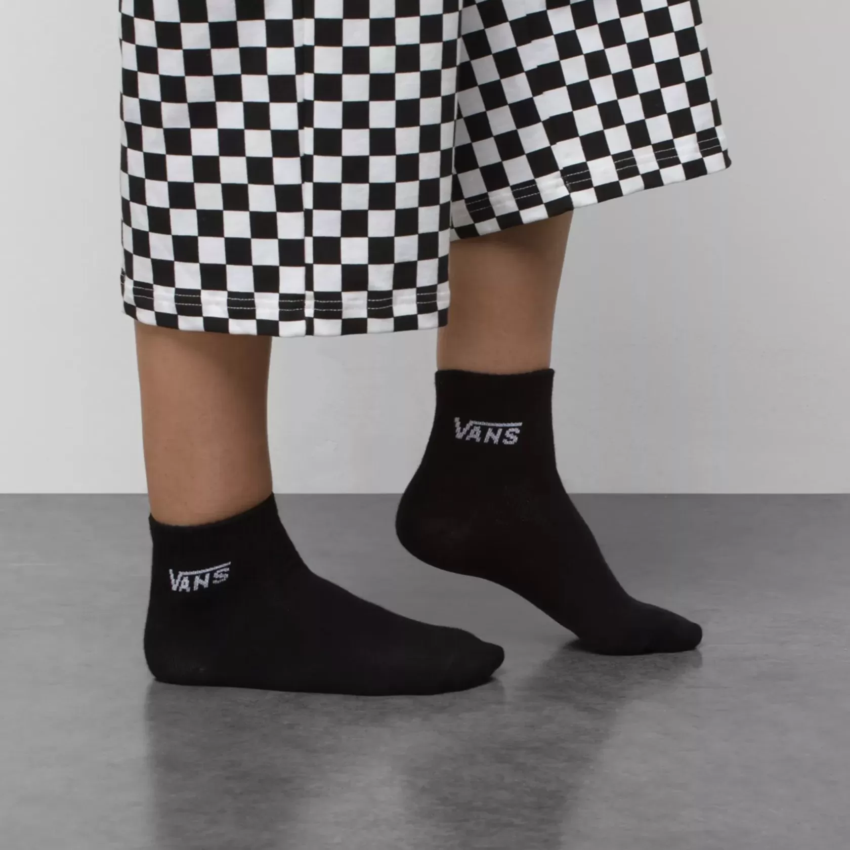 Vans Calcetines<Calcetines De Media Cana (3 Par) Negro, Gris