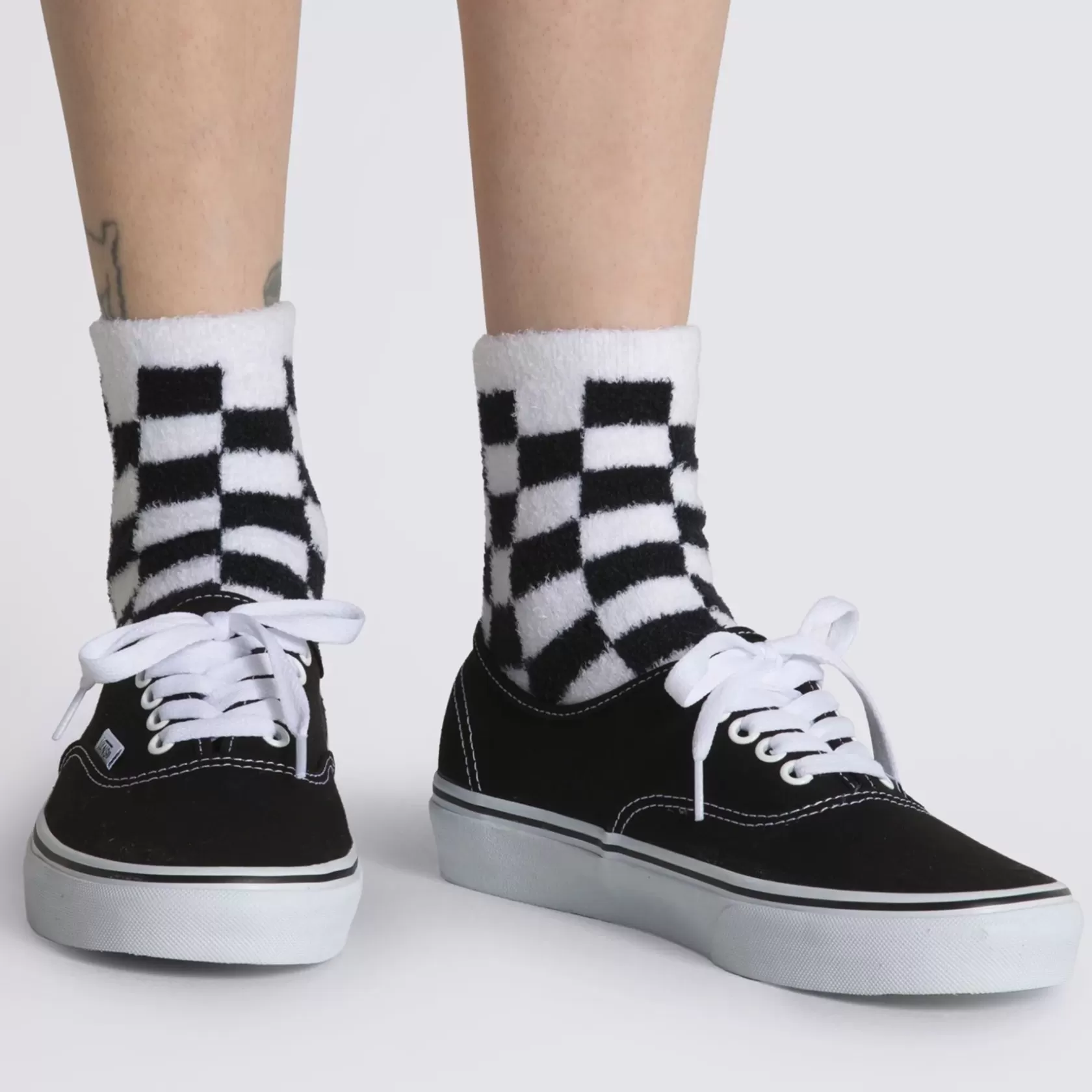 Vans Calcetines<Calcetines Fuzzy (1 Par) Negro, Blanco