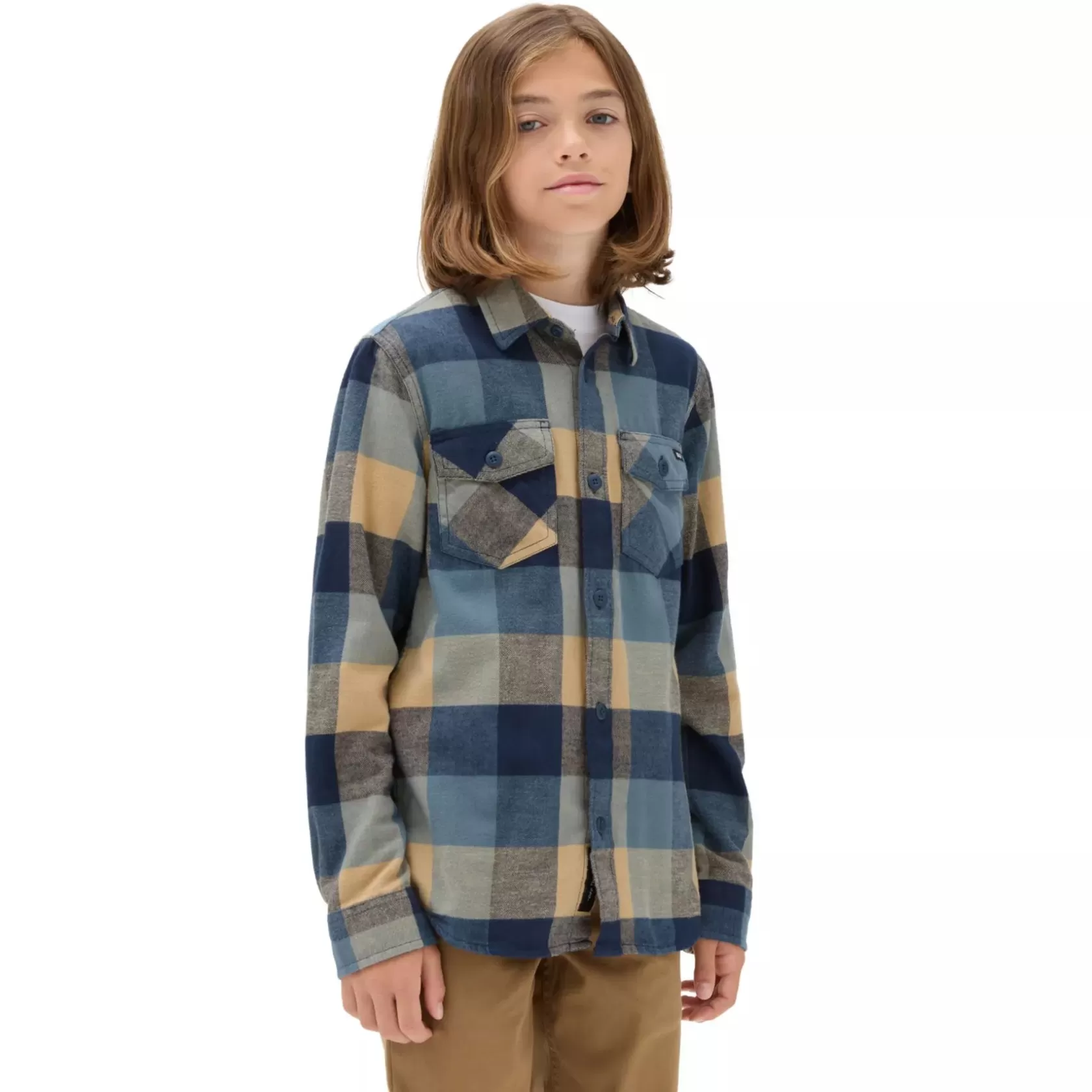 Vans Ropa Para Chicos (8-14 Años)<Camisa Box Flannel Azul