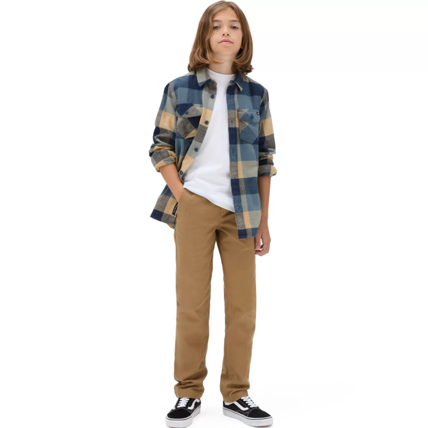Vans Ropa Para Chicos (8-14 Años)<Camisa Box Flannel Azul