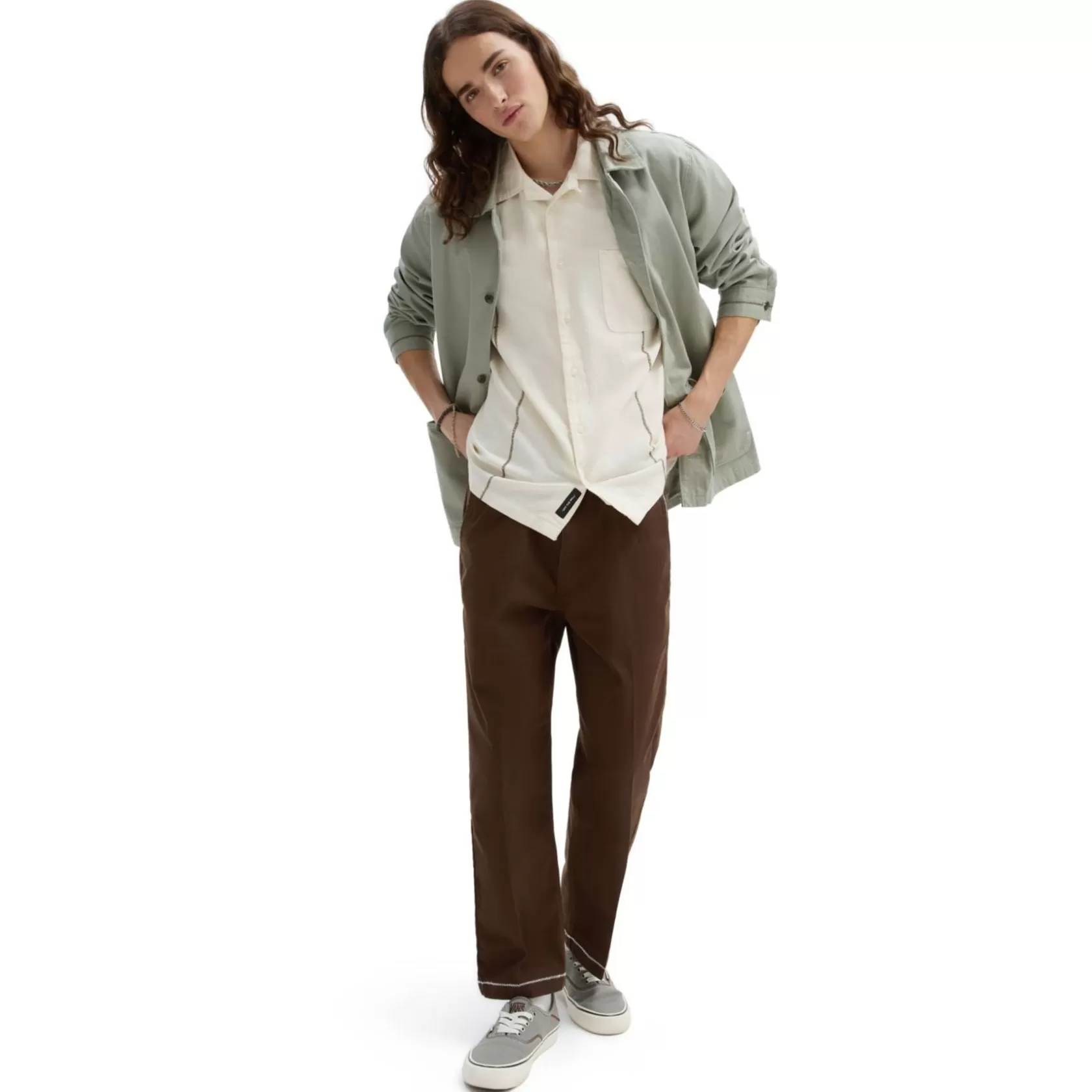 Vans Camisas<Camisa De Botones Michael February Blanco