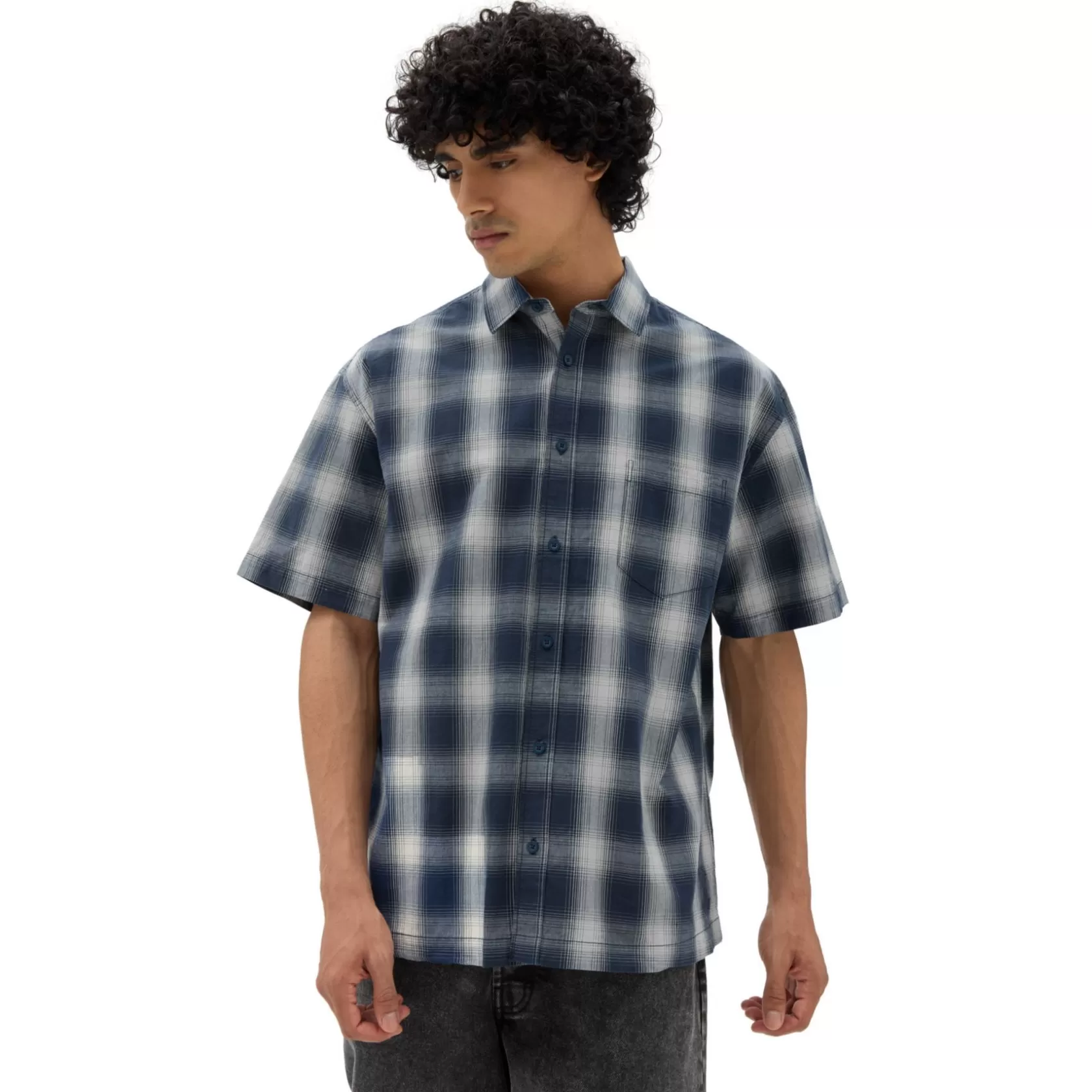 Vans Camisas<Camisa De Botones Nick Michel Azul