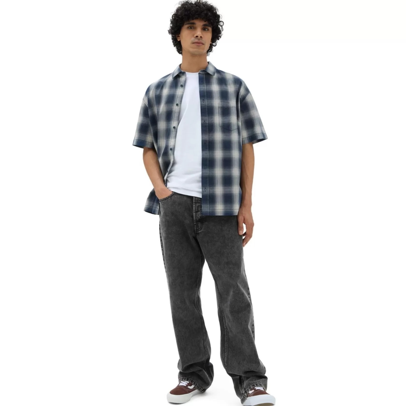 Vans Camisas<Camisa De Botones Nick Michel Azul