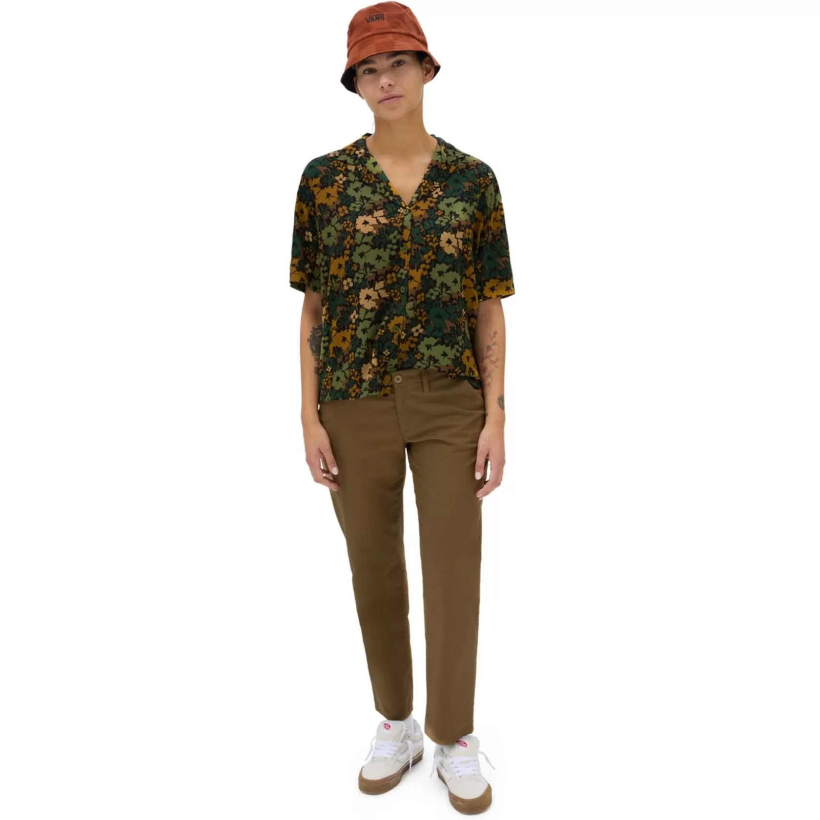 Vans Camisetas<Camisa De Botones Parksfield Verde