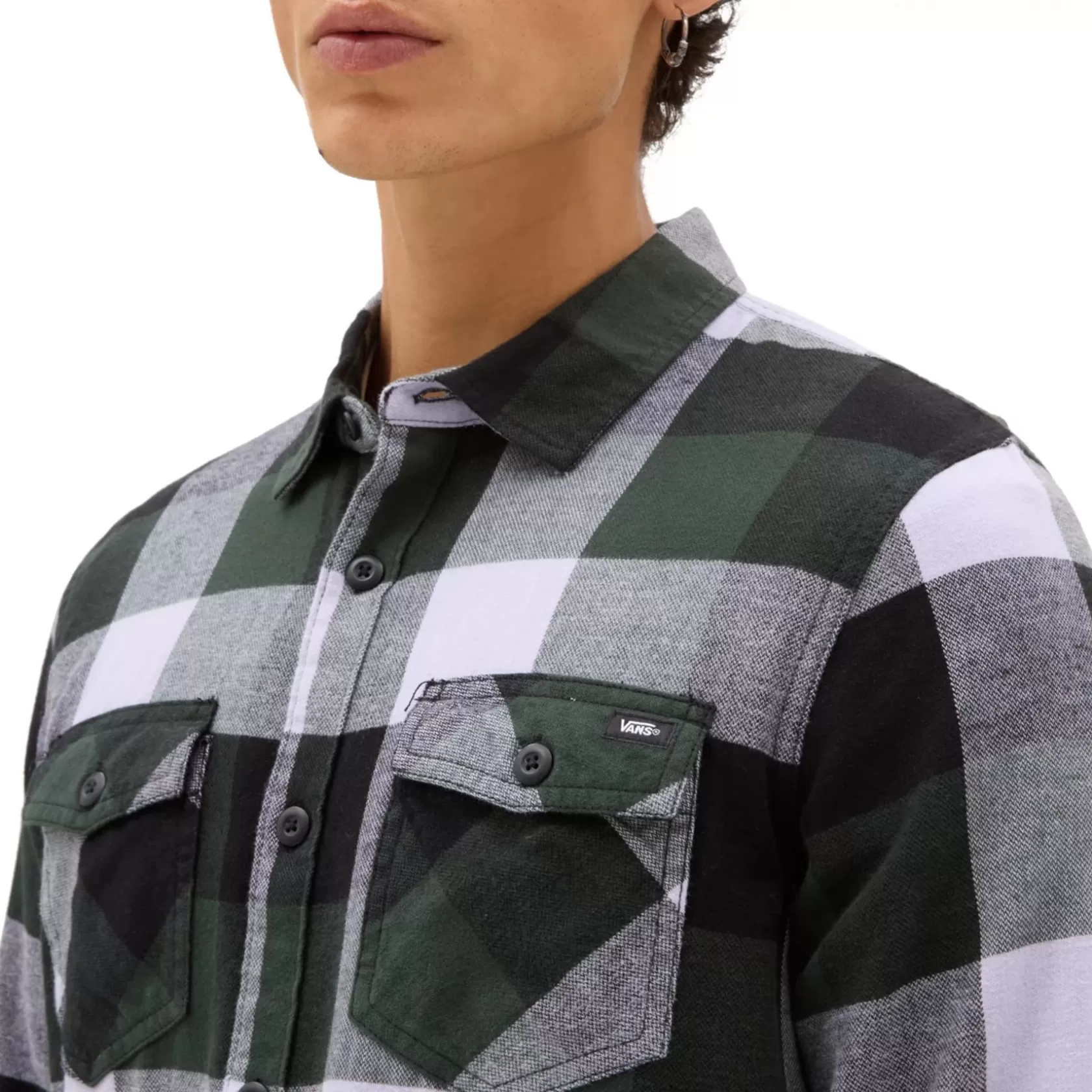 Vans Camisas<Camisa De Franela De Manga Larga Con Cierre De Botones Box Multicolour