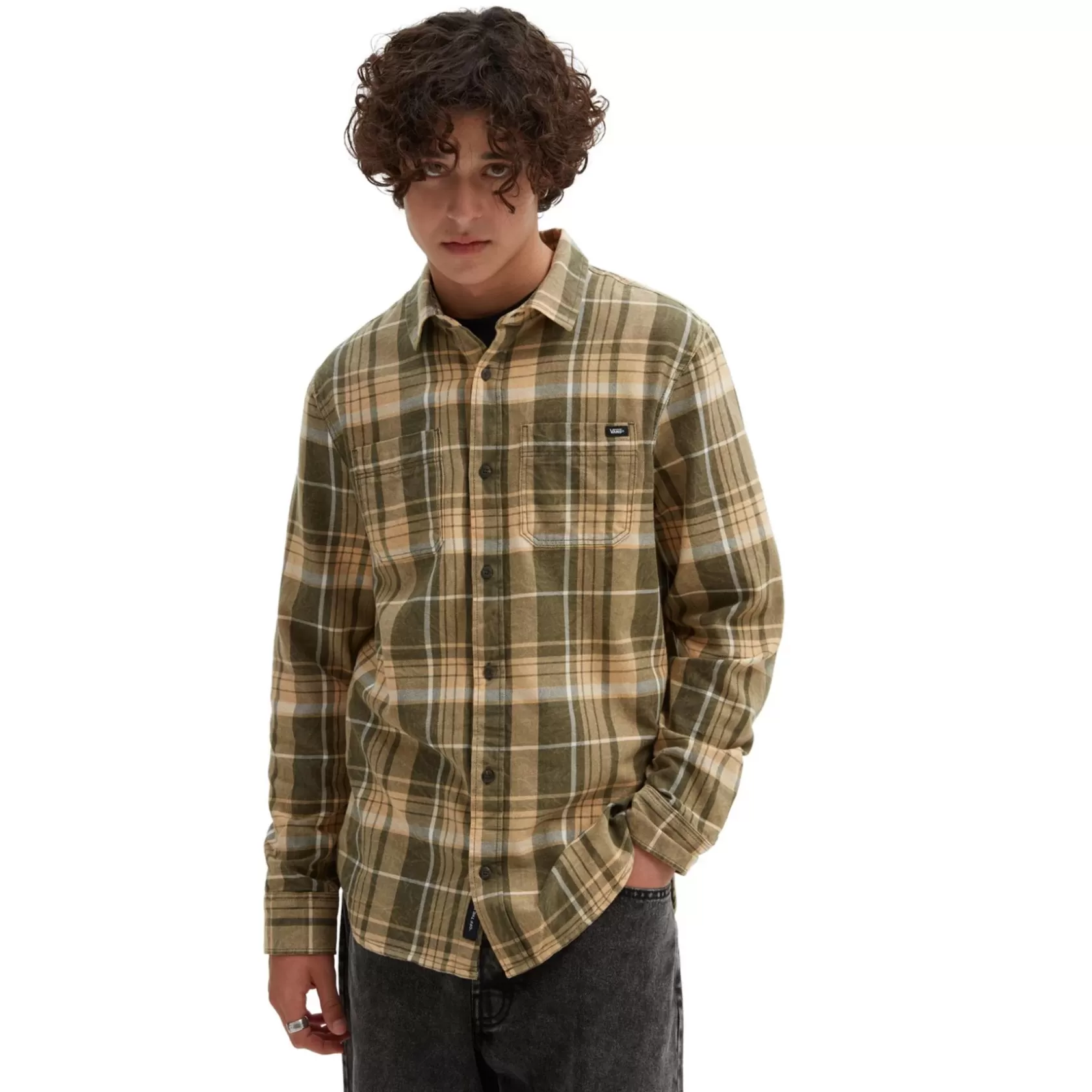 Vans Camisas<Camisa De Manga Larga Peddington Verde