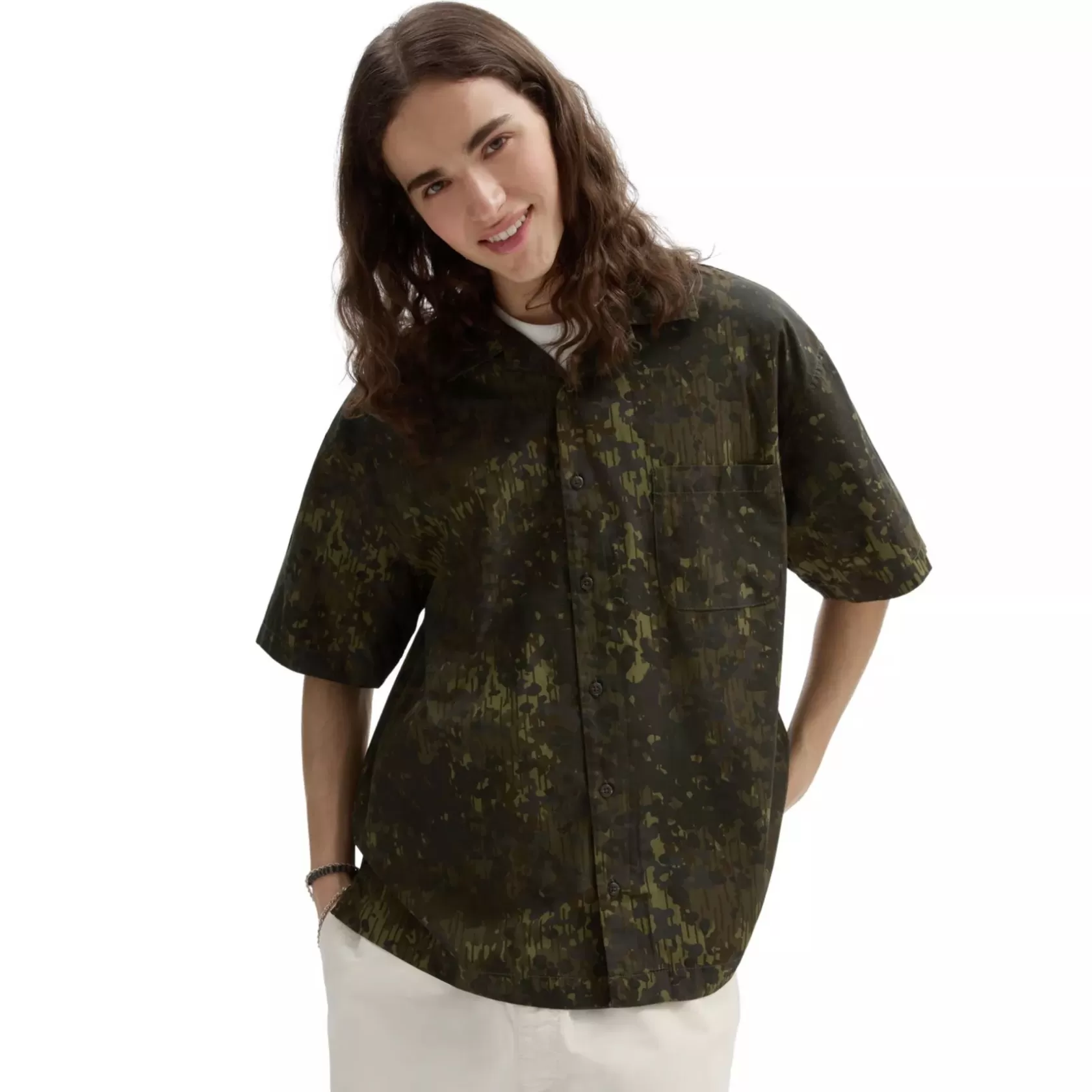 Vans Camisas<Camisa Tejida Bishop Verde