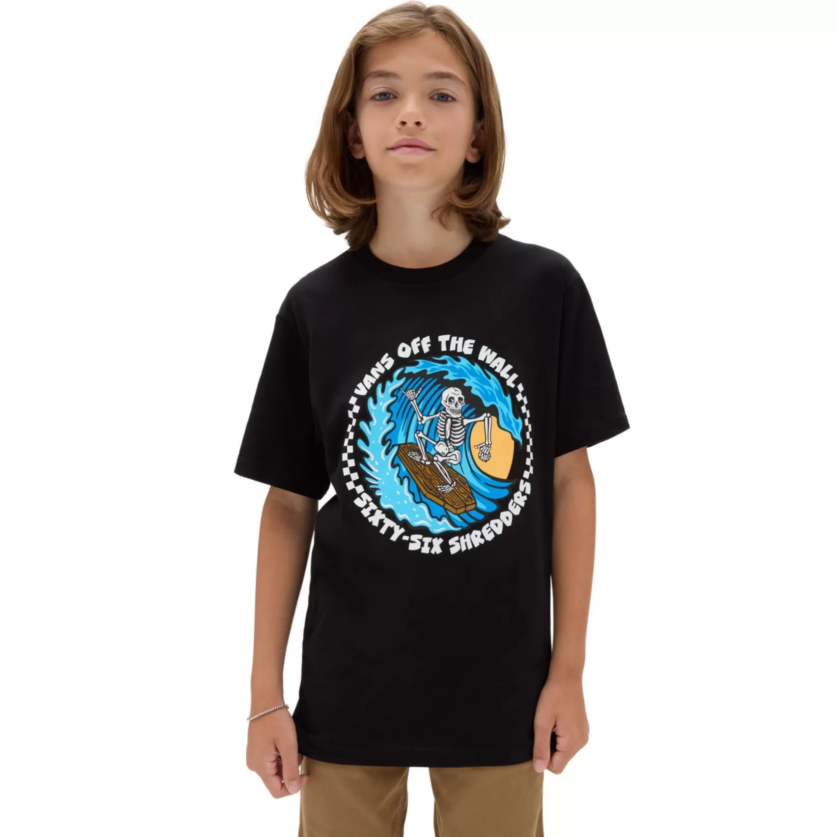 Vans Ropa Para Chicos (8-14 Años)<Camiseta 66 Shredders De Niños (8-14 Anos) Negro