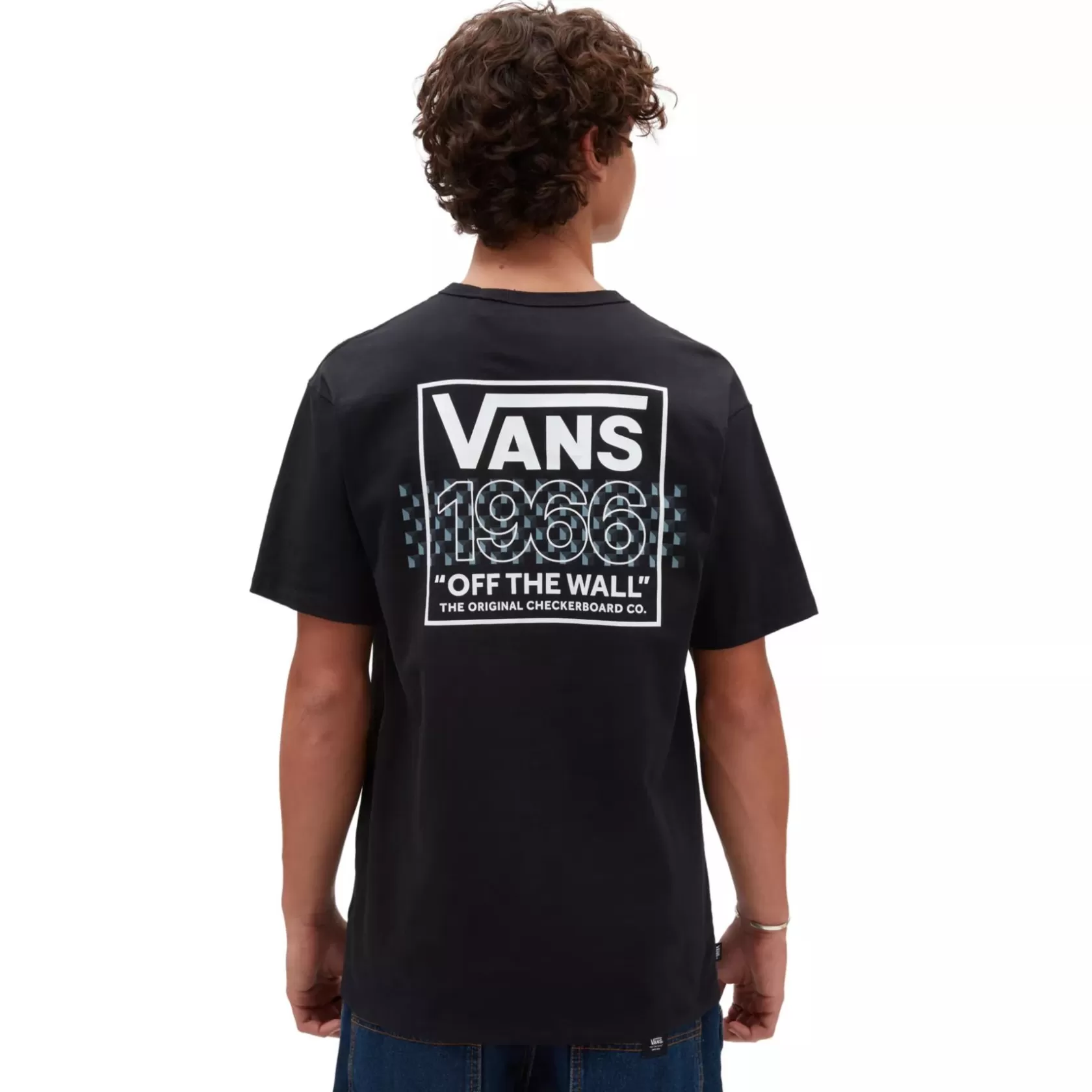 Vans Camisetas<Camiseta Checkerboard Off The Wall Negro