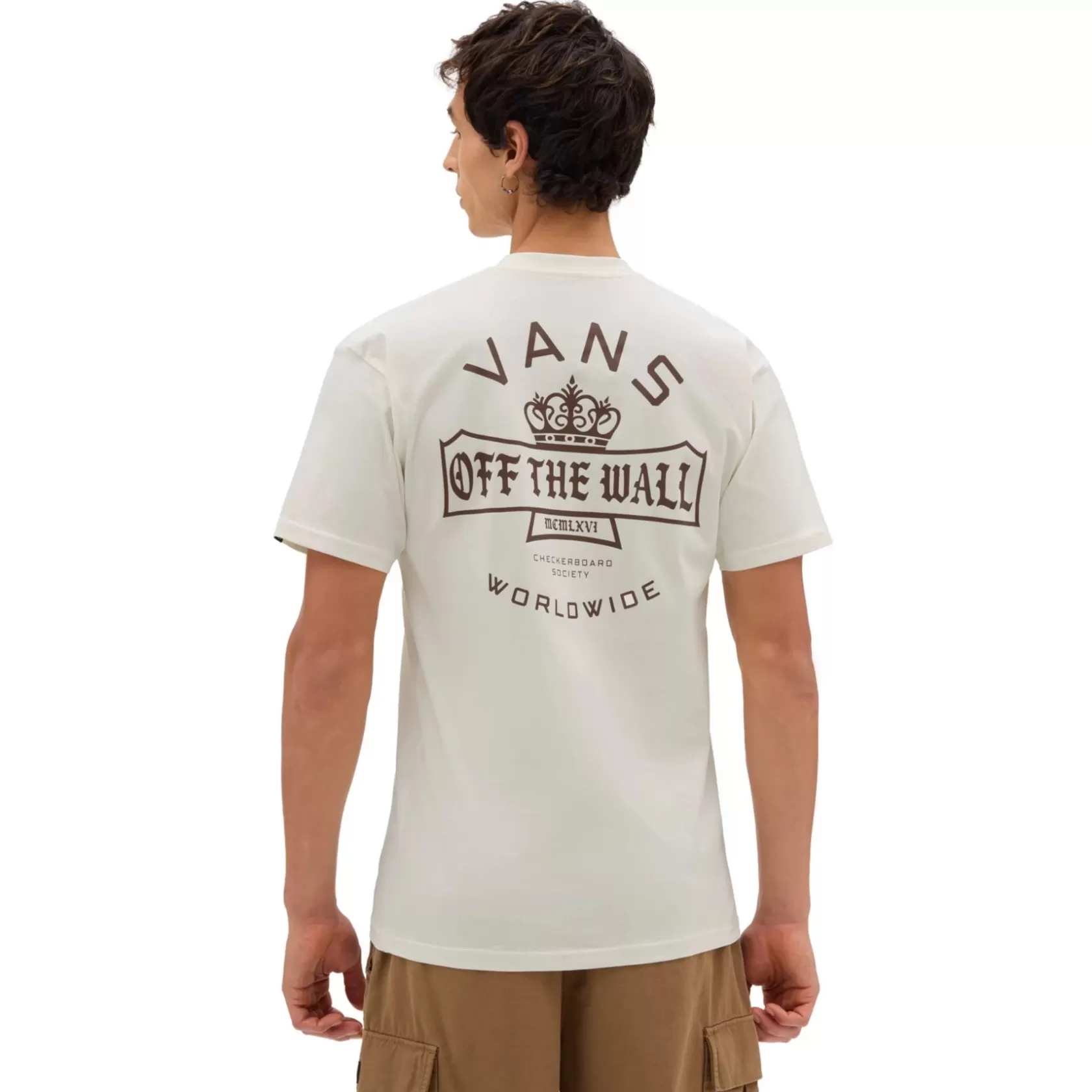 Vans Camisetas<Camiseta Checkerboard Society Blanco