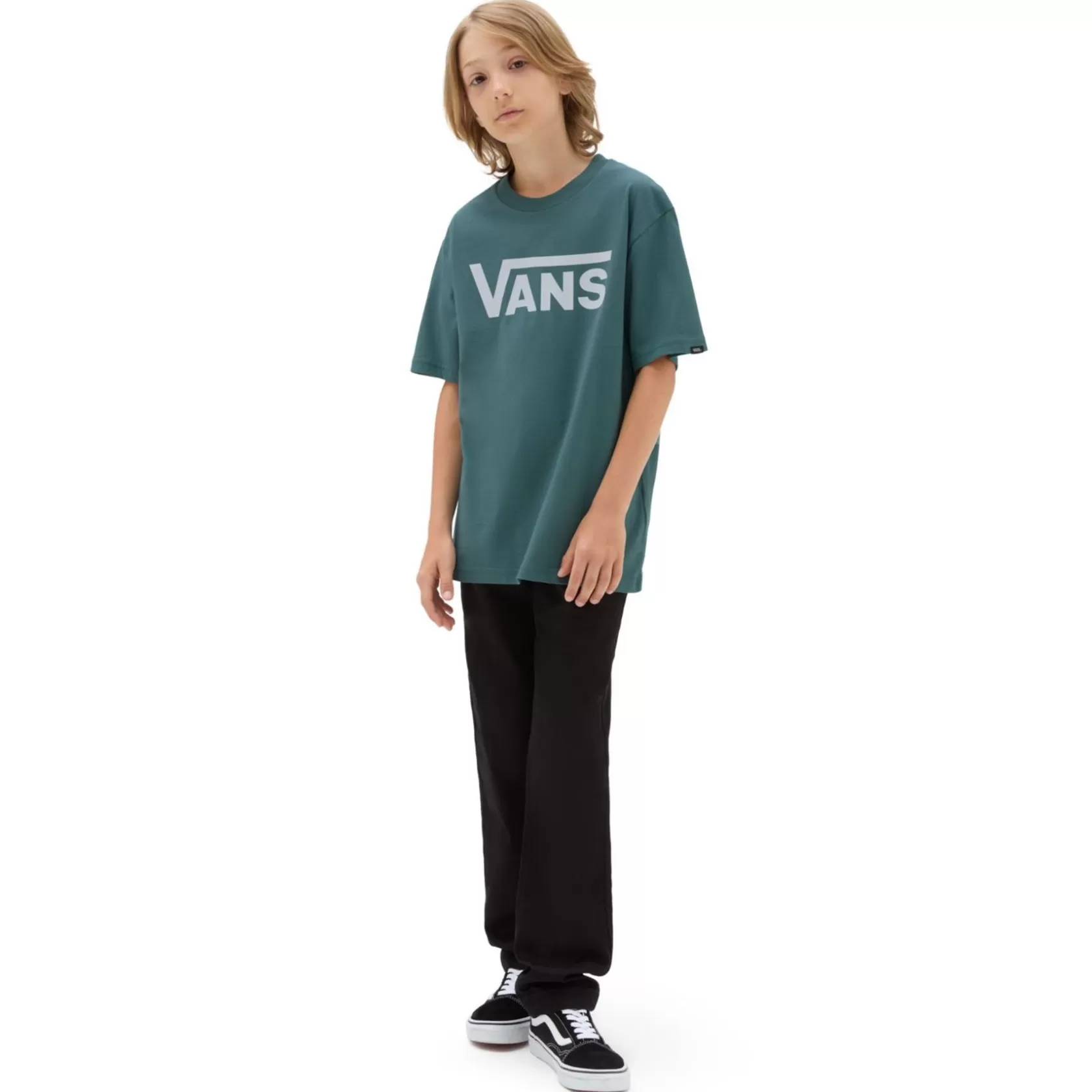 Vans Ropa Para Chicos (8-14 Años)<Camiseta Classic De De Niños (8-14 Anos) Azul, Verde