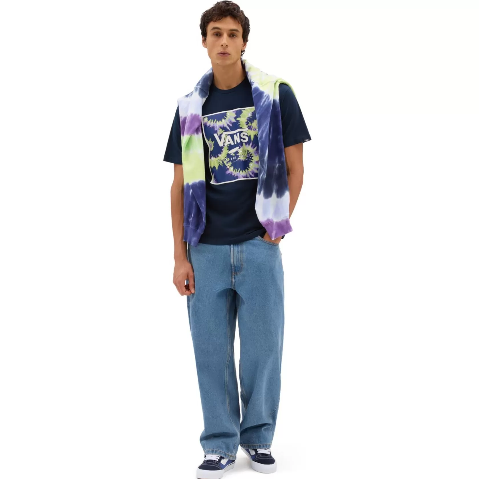Vans Camisetas<Camiseta Classic Print Box Azul