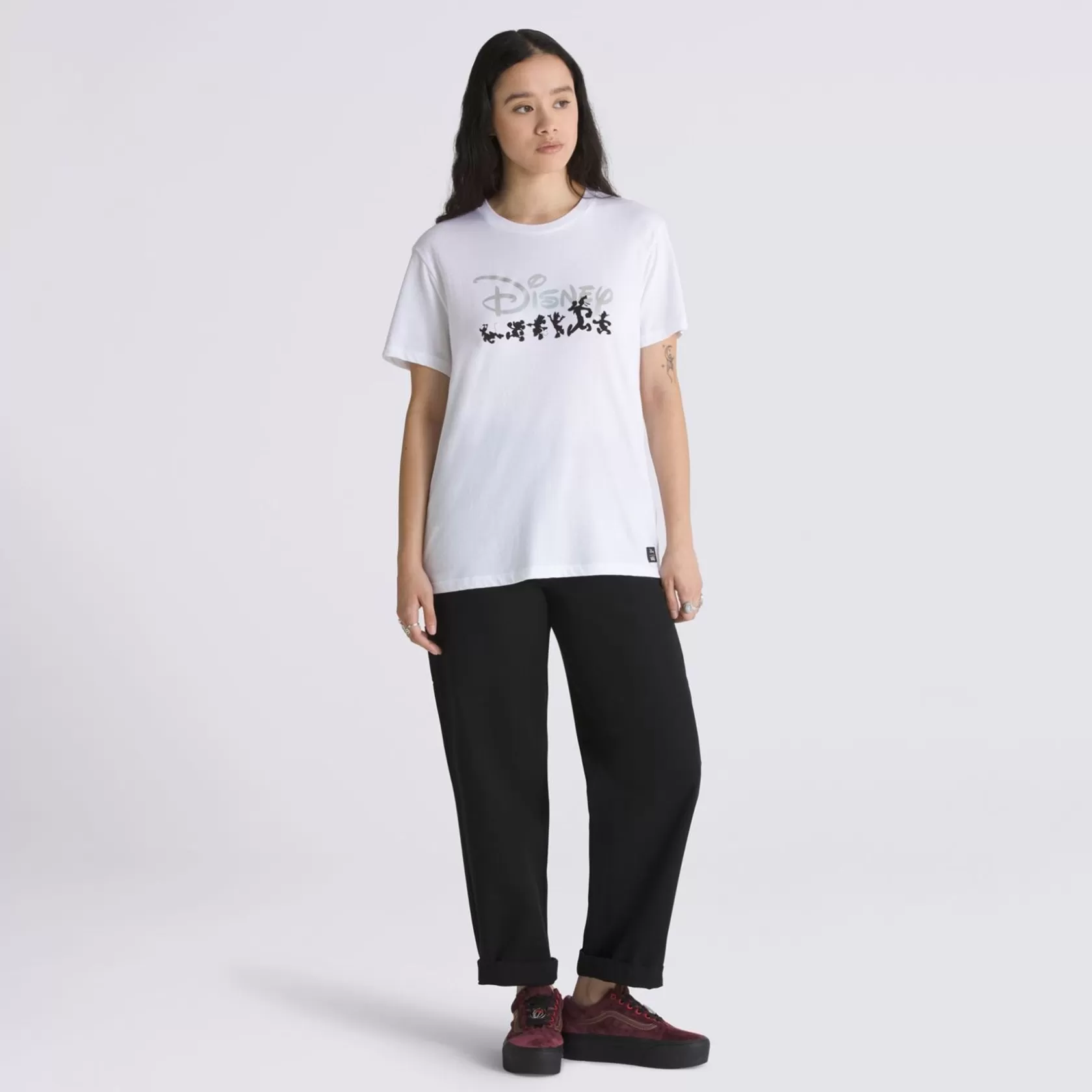 Vans Camisetas<Camiseta Club 100 Boyfriend Disney X Blanco