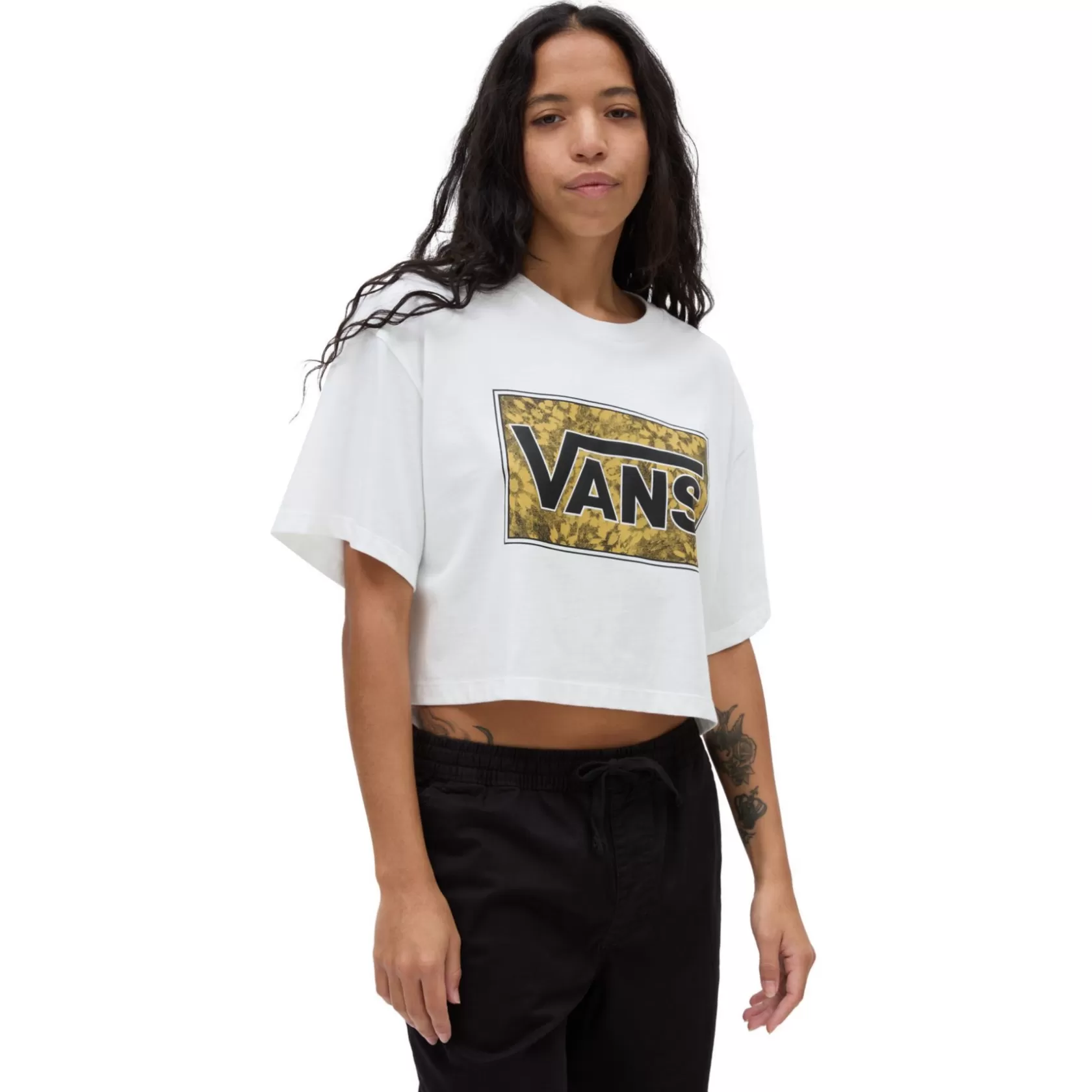 Vans Camisetas<Camiseta Corta Abstract Flower Blanco