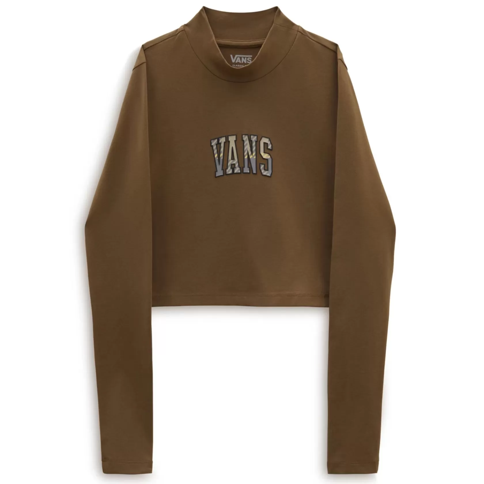 Vans Camisetas<Camiseta Corta De Manga Larga Con Cuello Perkins Varsity V Marron