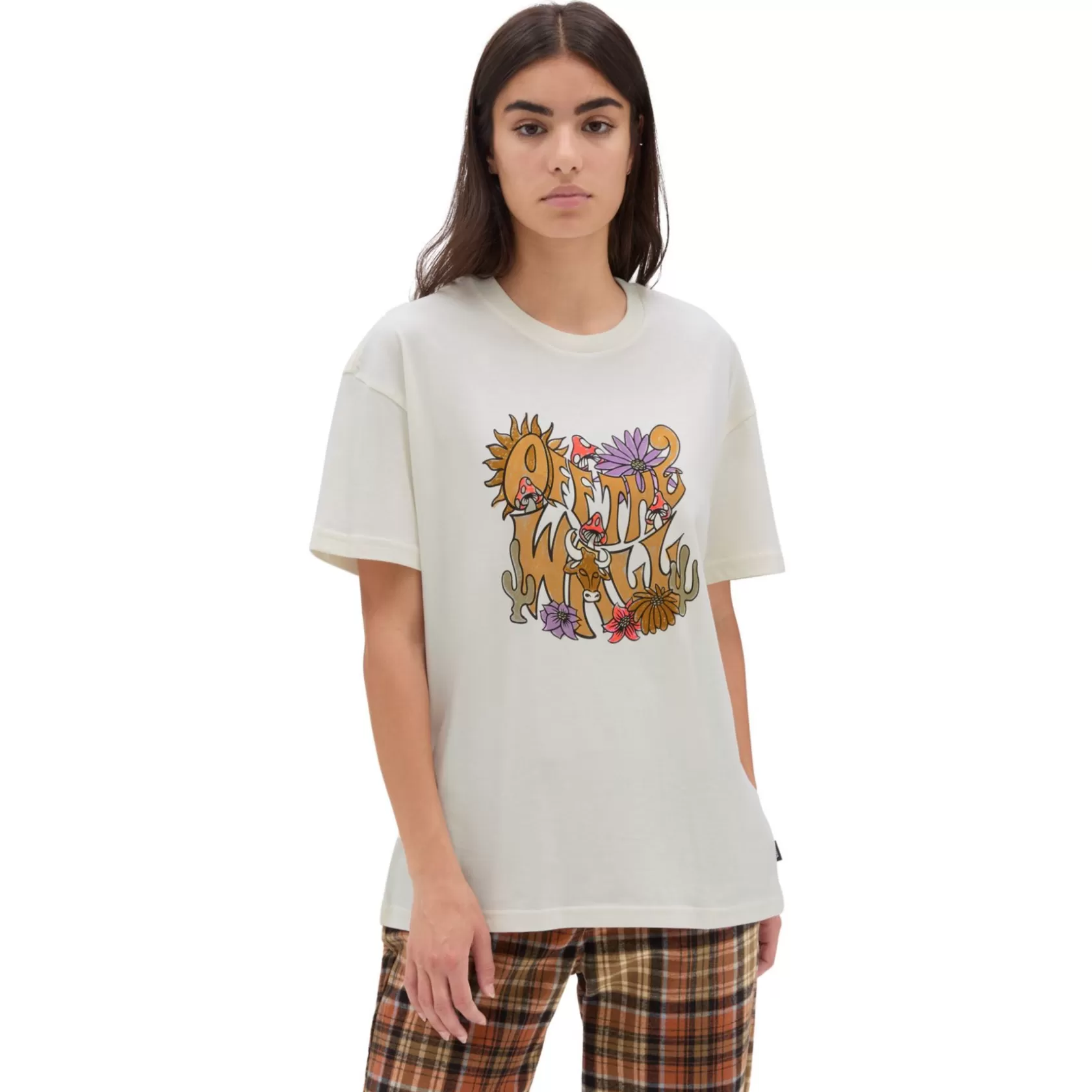 Vans Camisetas<Camiseta De Corte Extragrande 1Up Blanco