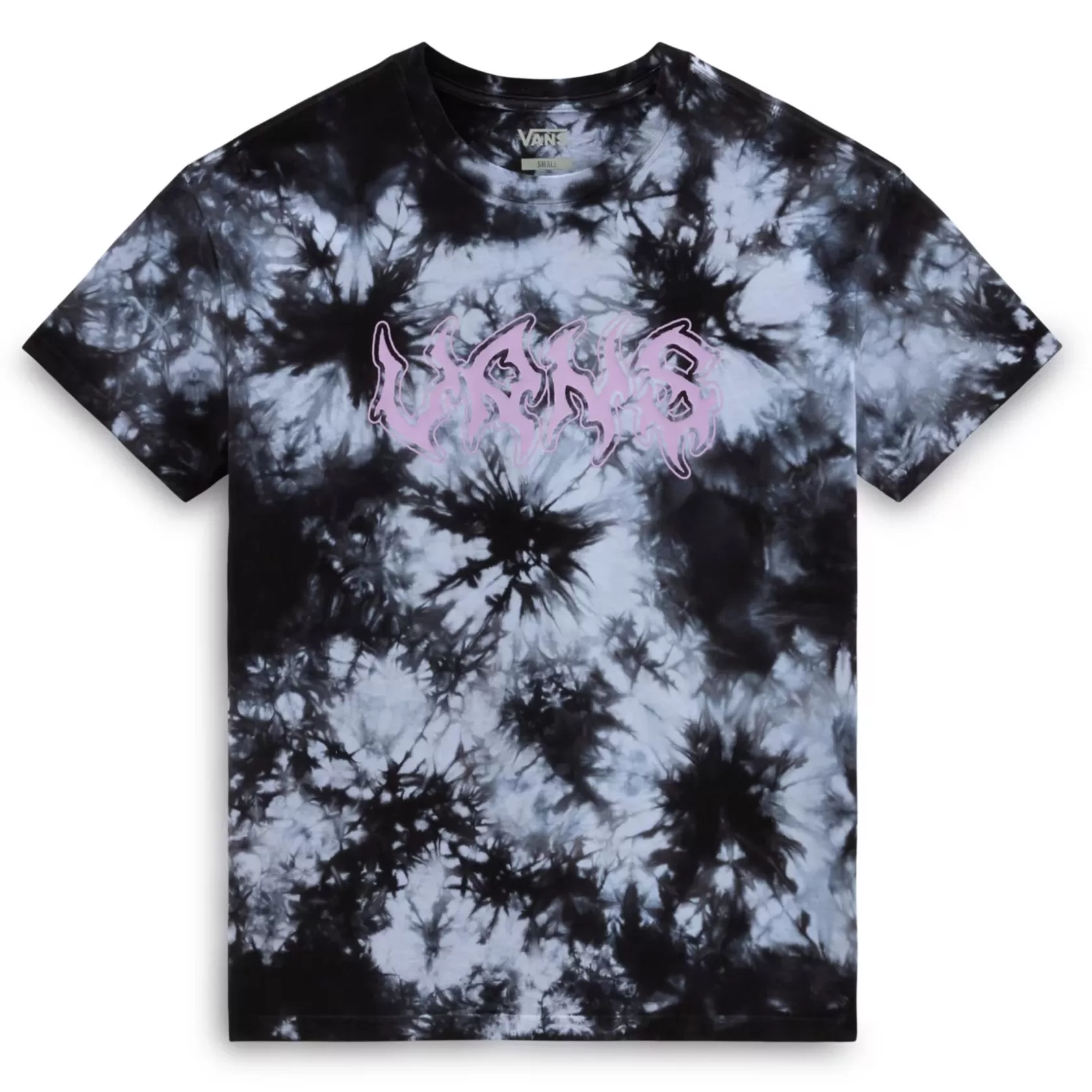 Vans Camisetas<Camiseta De Corte Extragrande Manic Type Negro, Purpura