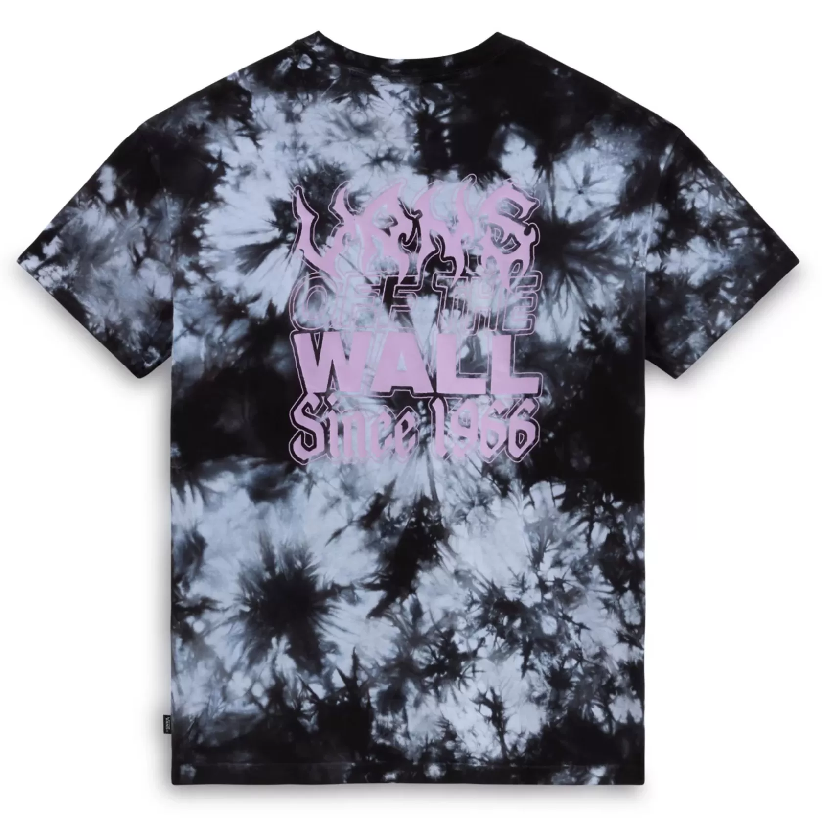 Vans Camisetas<Camiseta De Corte Extragrande Manic Type Negro, Purpura