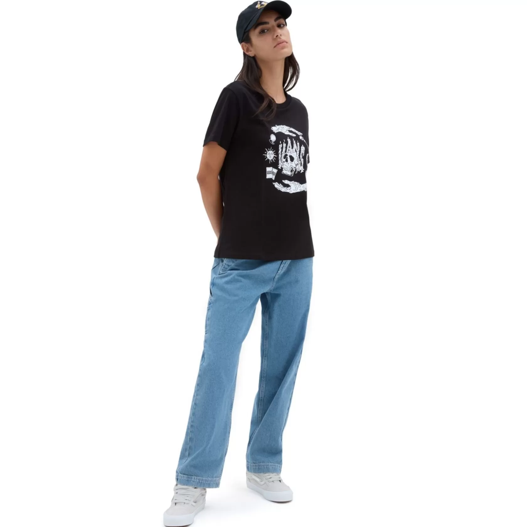 Vans Camisetas<Camiseta De Corte Masculino Full Circle Negro