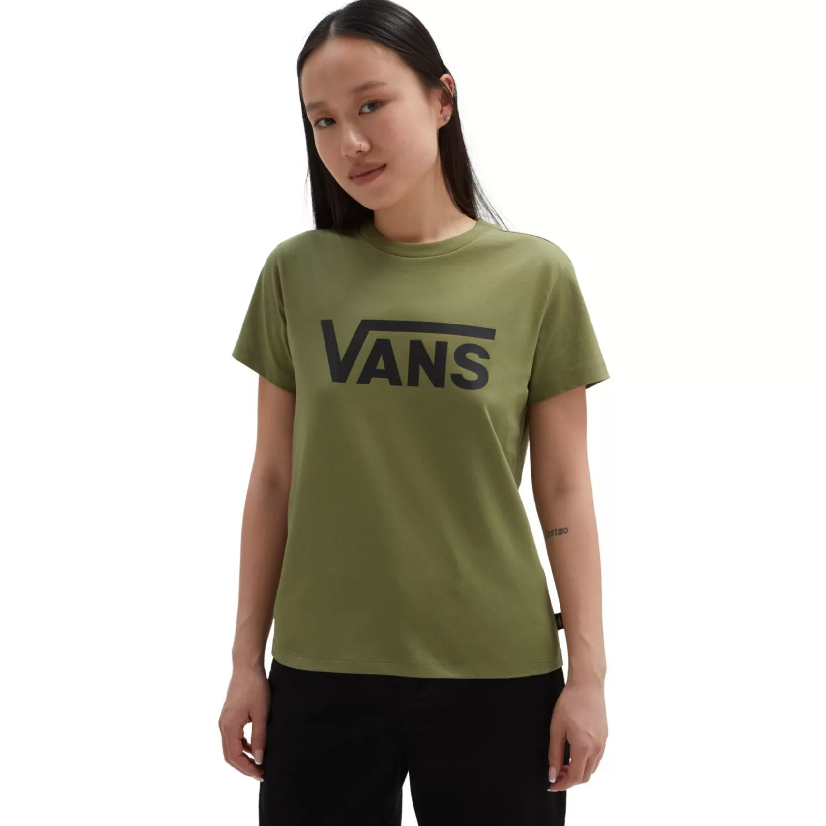 Vans Camisetas<Camiseta De Cuello Redondo Flying V Verde