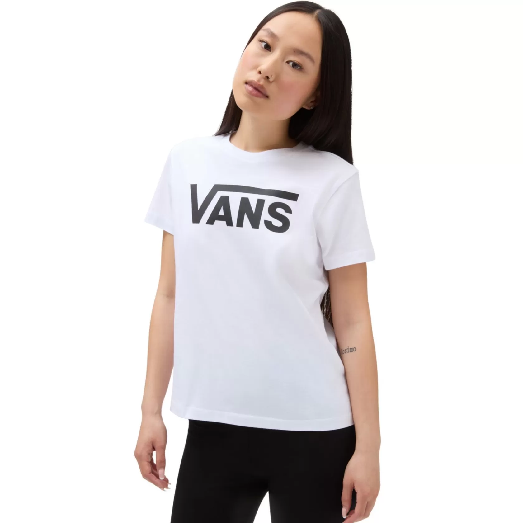 Vans Camisetas<Camiseta De Cuello Redondo Flying V Blanco