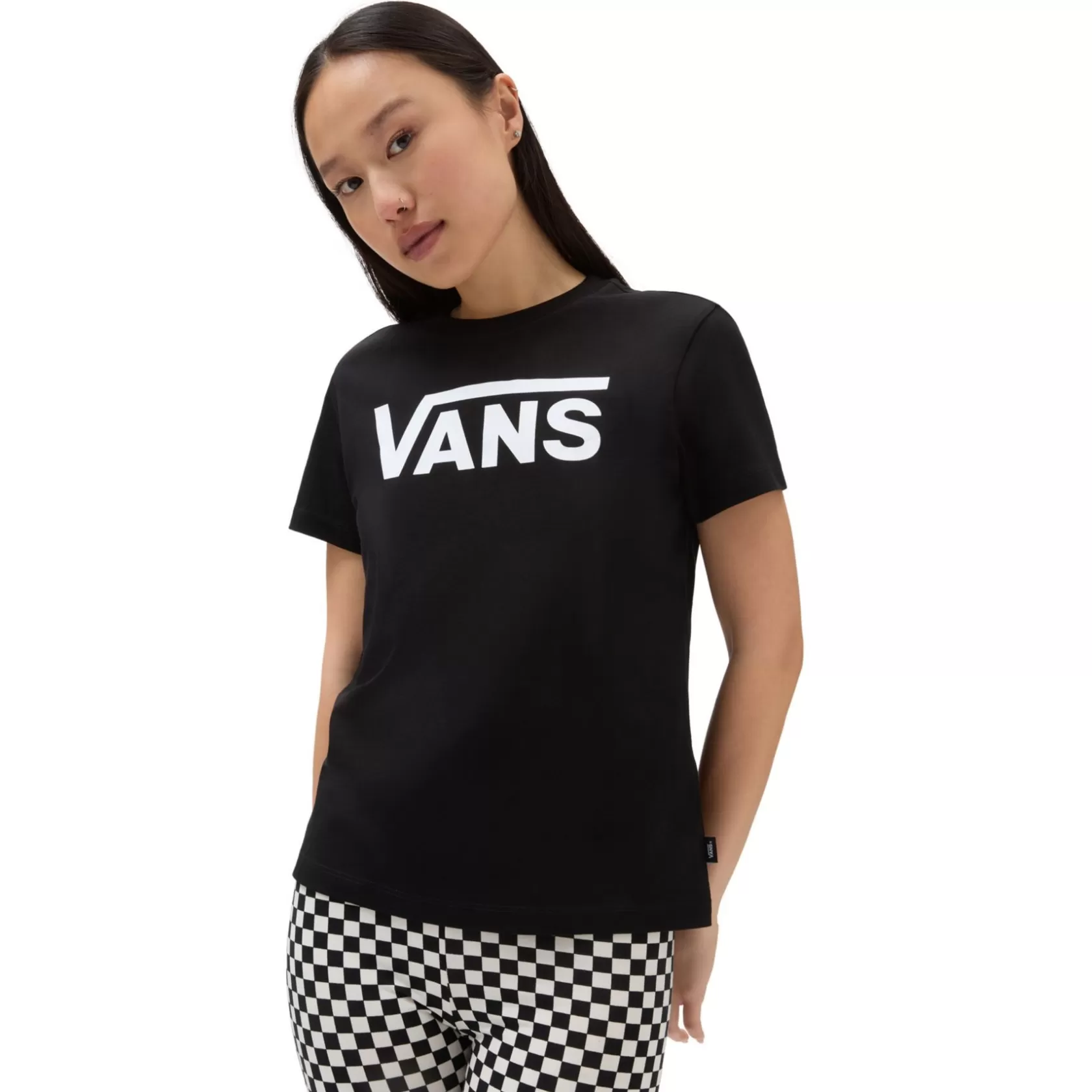 Vans Camisetas<Camiseta De Cuello Redondo Flying V Negro