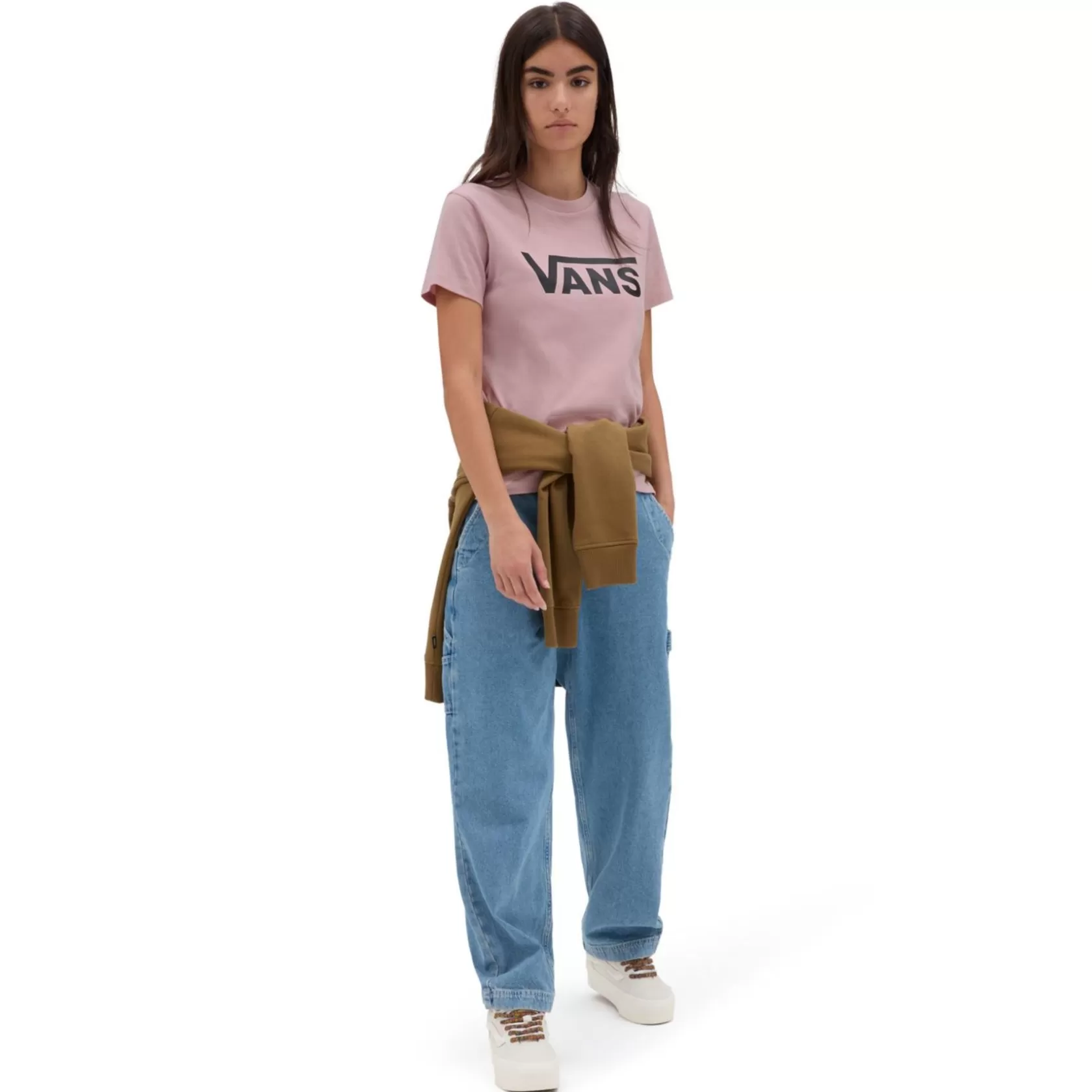 Vans Camisetas<Camiseta De Cuello Redondo Flying V Rosa