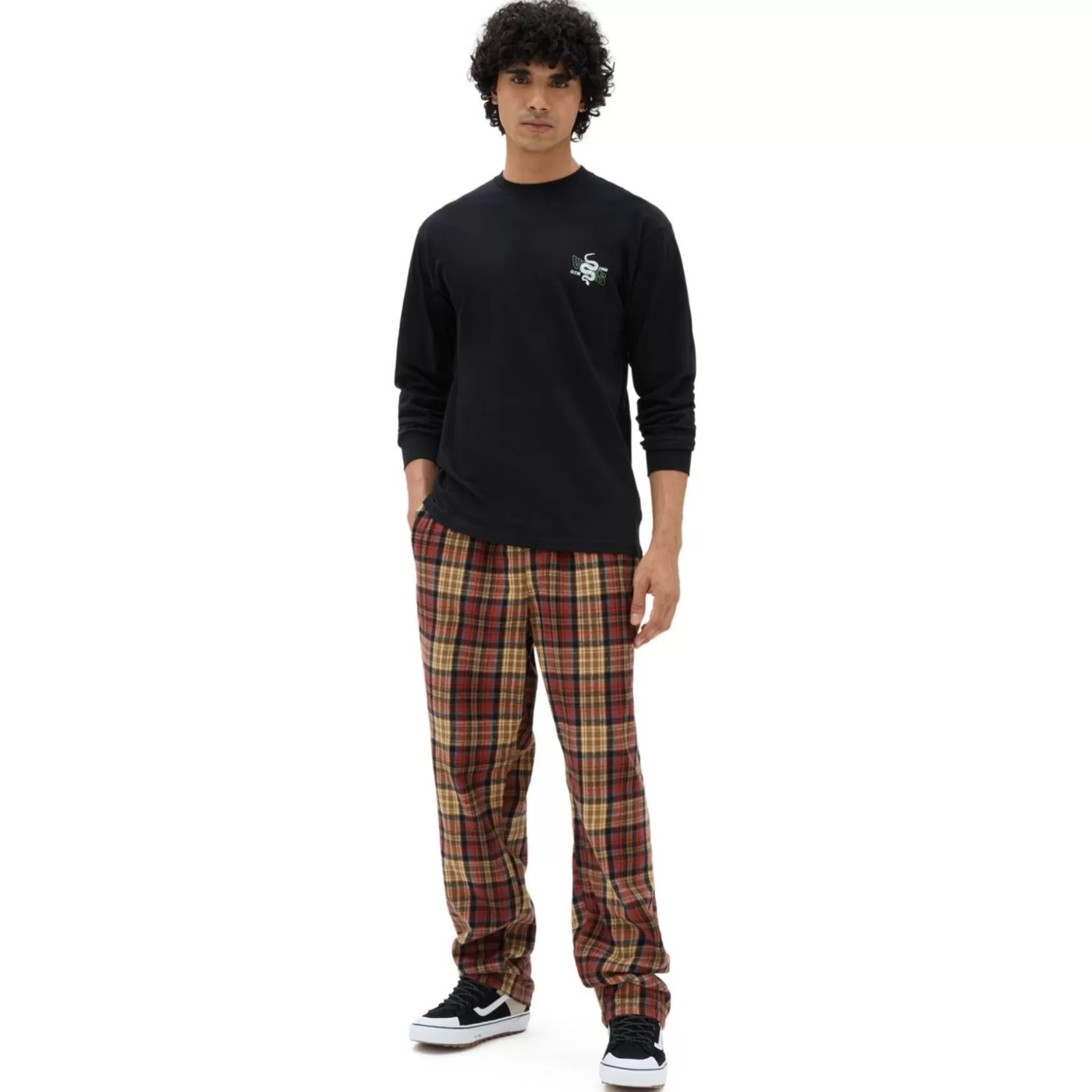 Vans Camisetas<Camiseta De Manga Larga Distorted Snake Negro