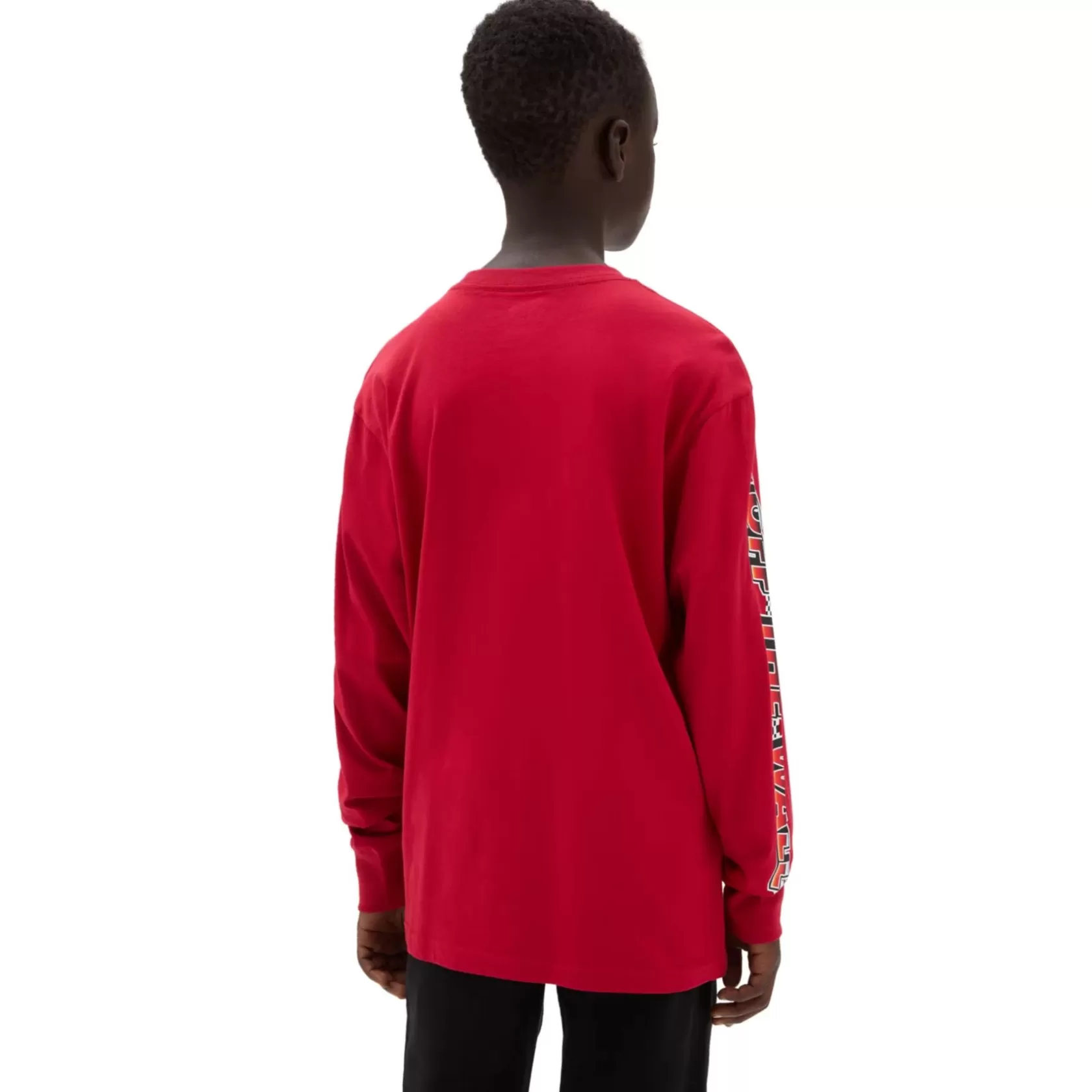 Vans Ropa Para Chicos (8-14 Años)<Camiseta De Manga Larga Hole Shot De Niños (8-14 Anos) Rojo