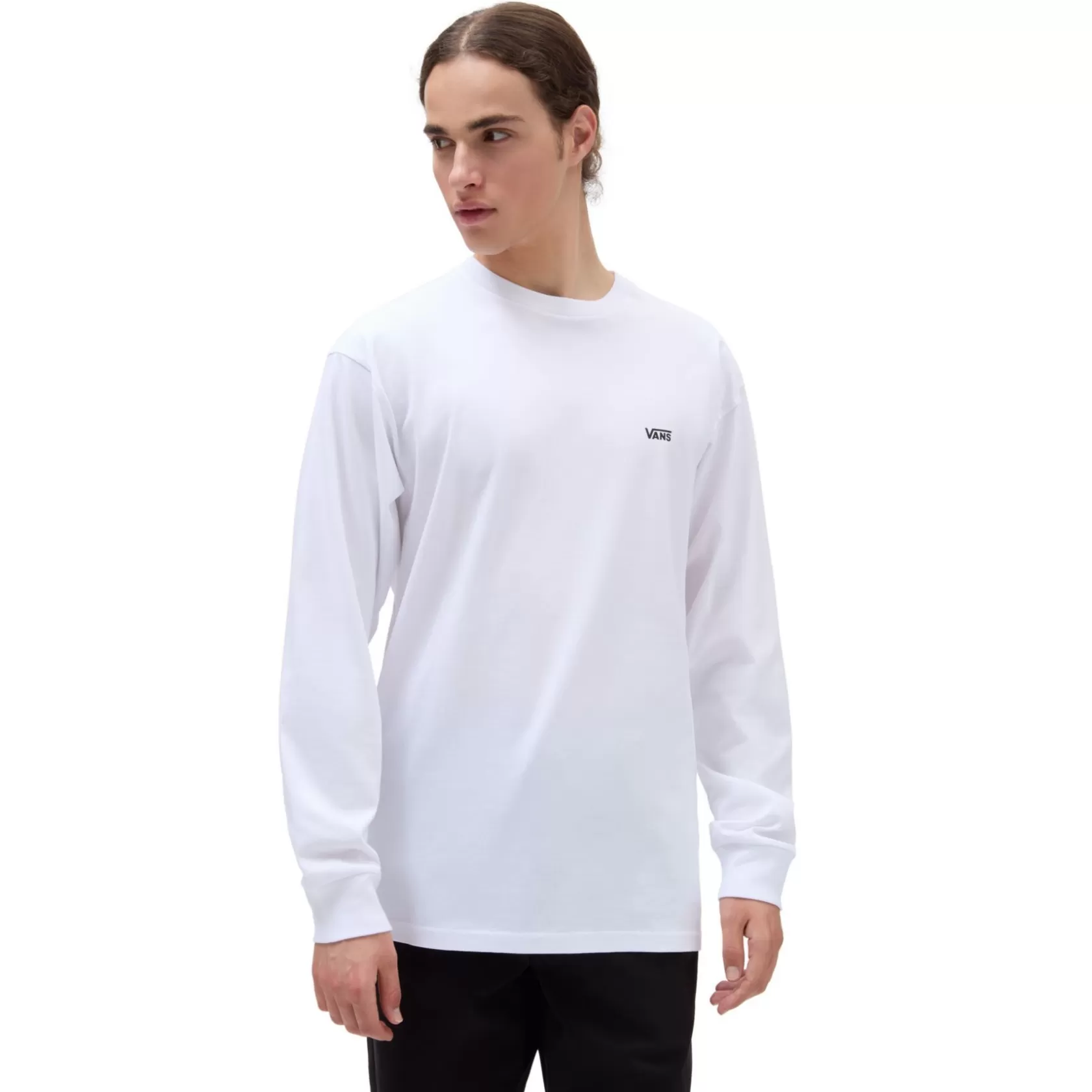 Vans Camisetas<Camiseta De Manga Larga Left Chest Hit Blanco