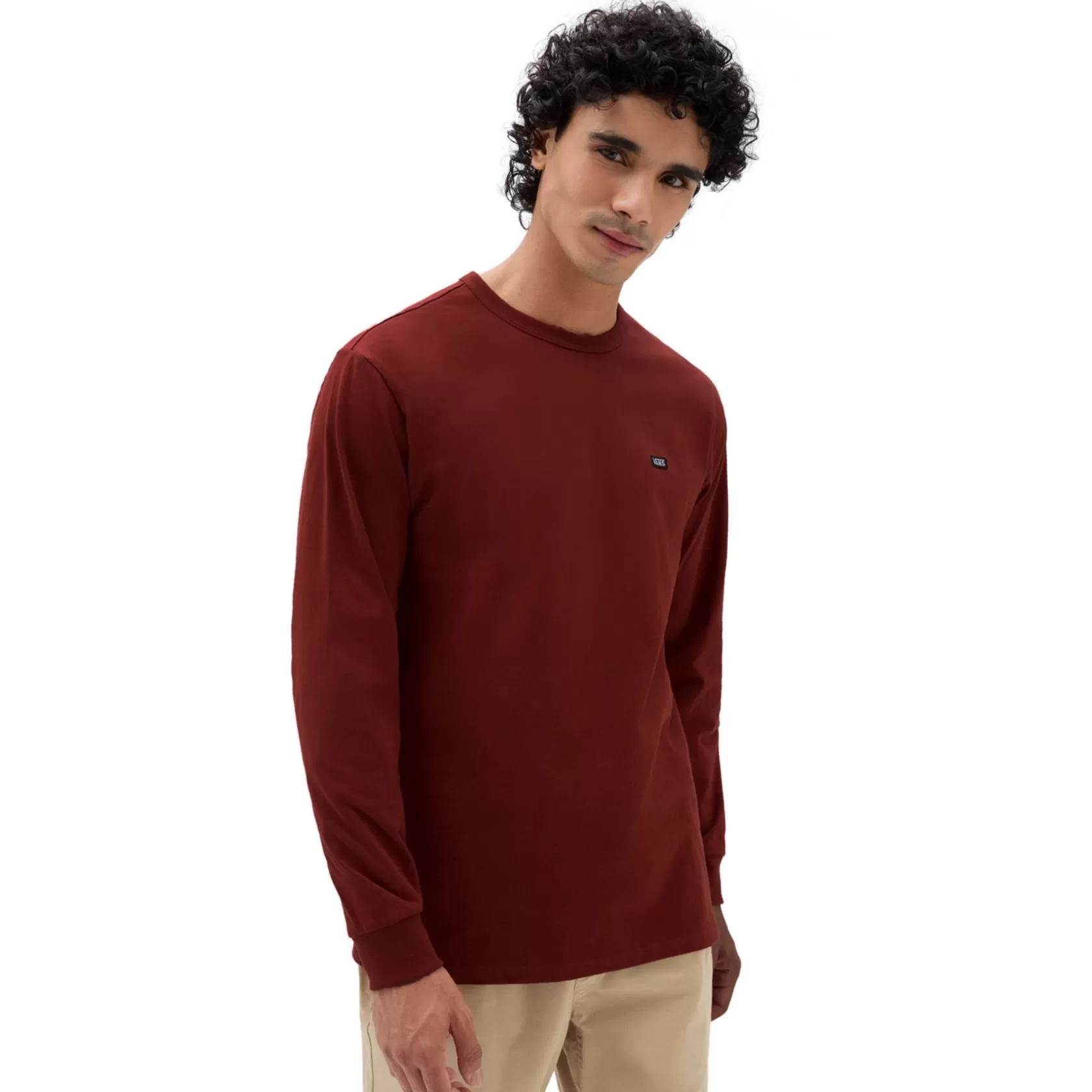 Vans Camisetas<Camiseta De Manga Larga Off The Wall Classic Rojo