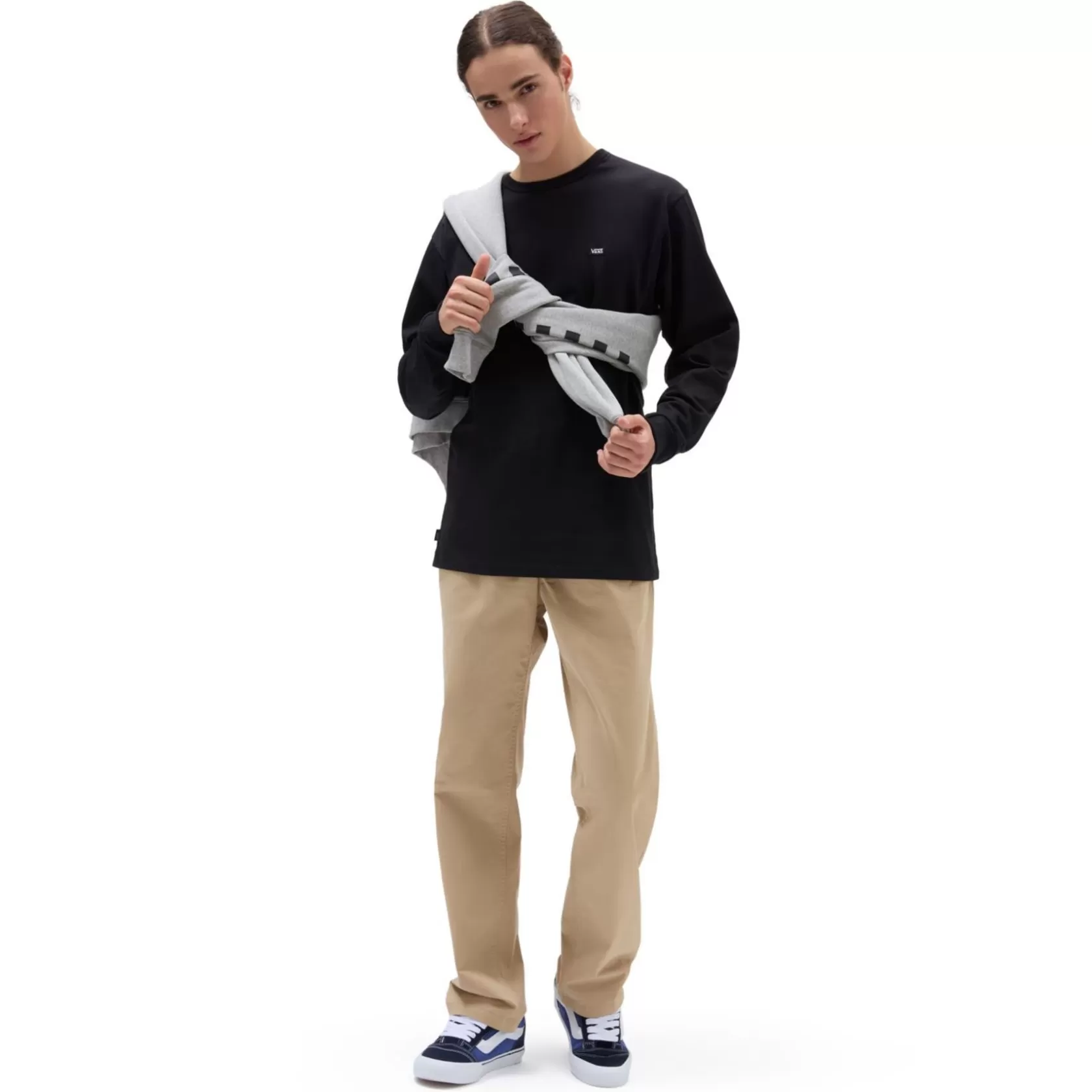 Vans Camisetas<Camiseta De Manga Larga Off The Wall Classic Negro