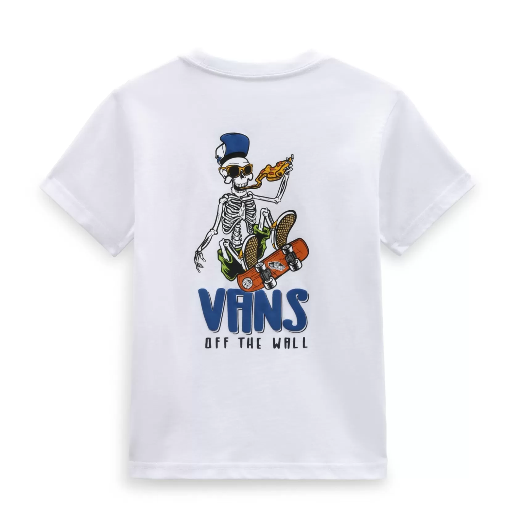 Vans Ropa Para Niños Pequeños (2-8 Años)<Camiseta De Niños Pequenos Skull Slice (2-8 Anos) Blanco