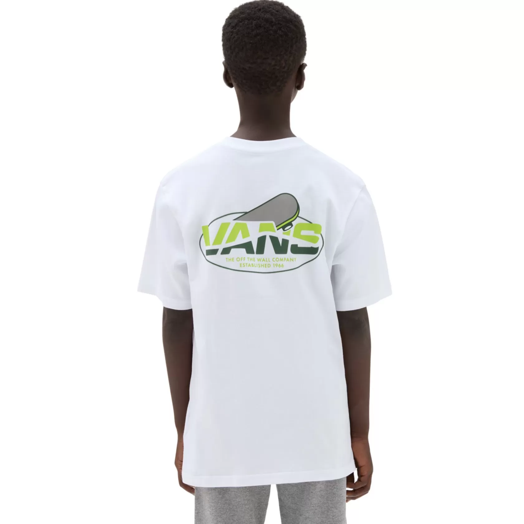Vans Ropa Para Chicos (8-14 Años)<Camiseta De Niños Sk8 Shape (8-14 Anos) Blanco