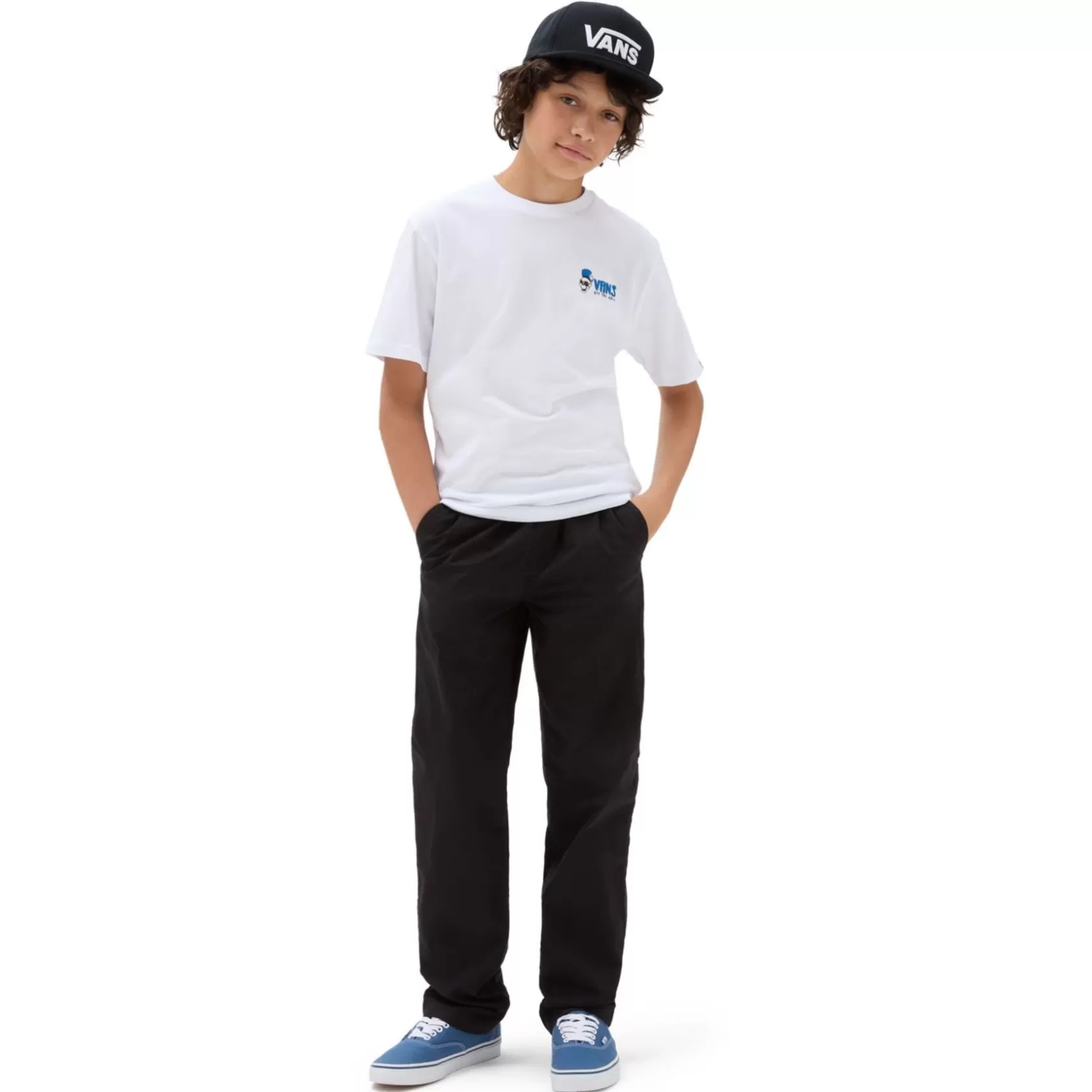Vans Ropa Para Chicos (8-14 Años)<Camiseta De Niños Skull Slice (8-14 Anos) Blanco