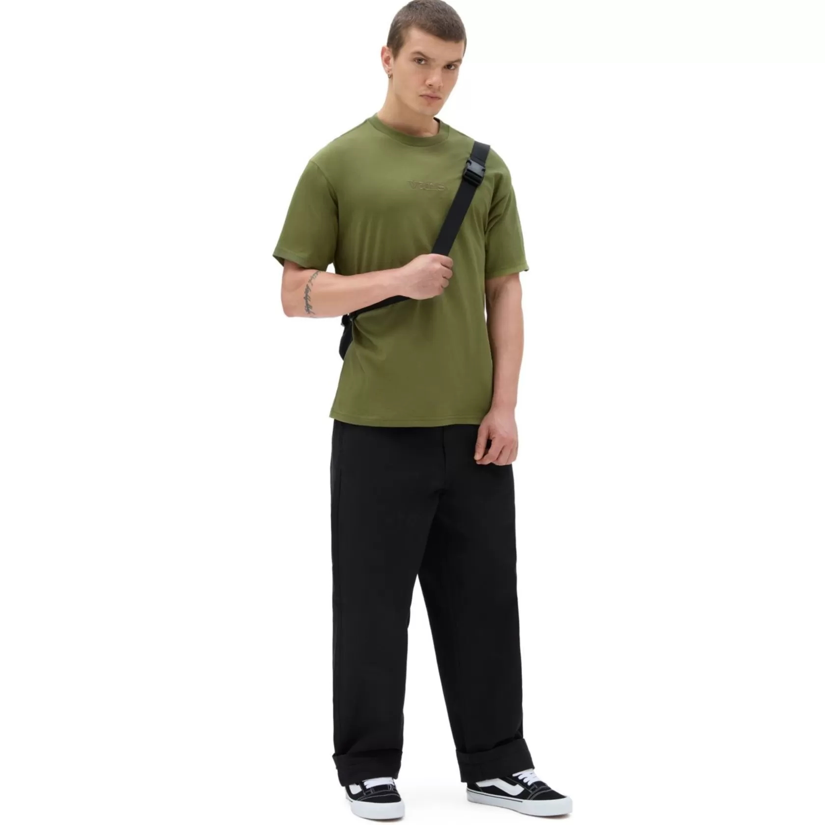 Vans Camisetas<Camiseta Essential De Corte Holgado Verde