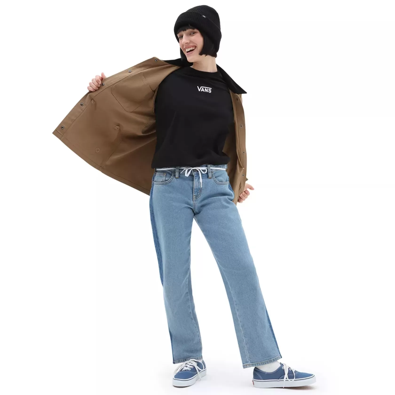 Vans Camisetas<Camiseta Extragrande Flying V Negro