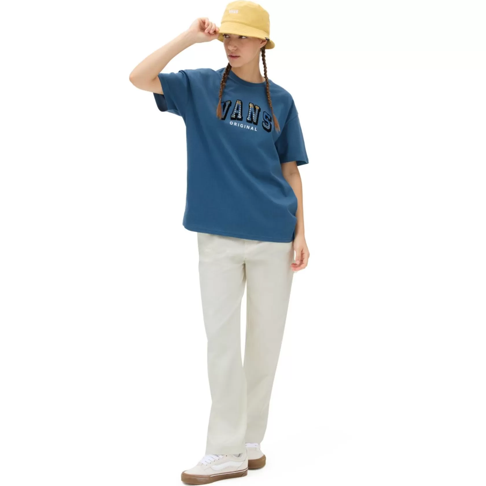 Vans Camisetas<Camiseta Extragrande Varsity V Azul