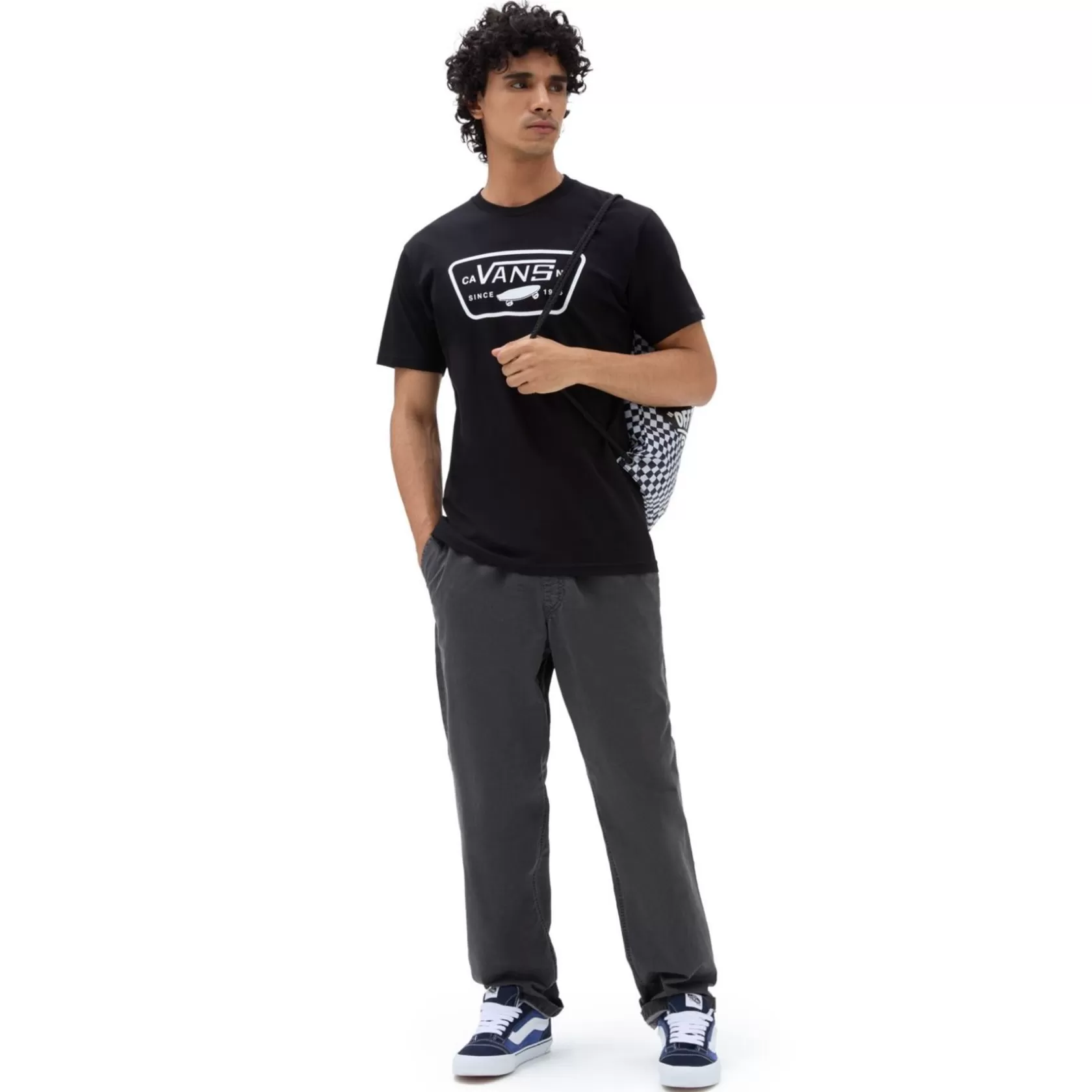 Vans Camisetas<Camiseta Full Patch Negro, Blanco