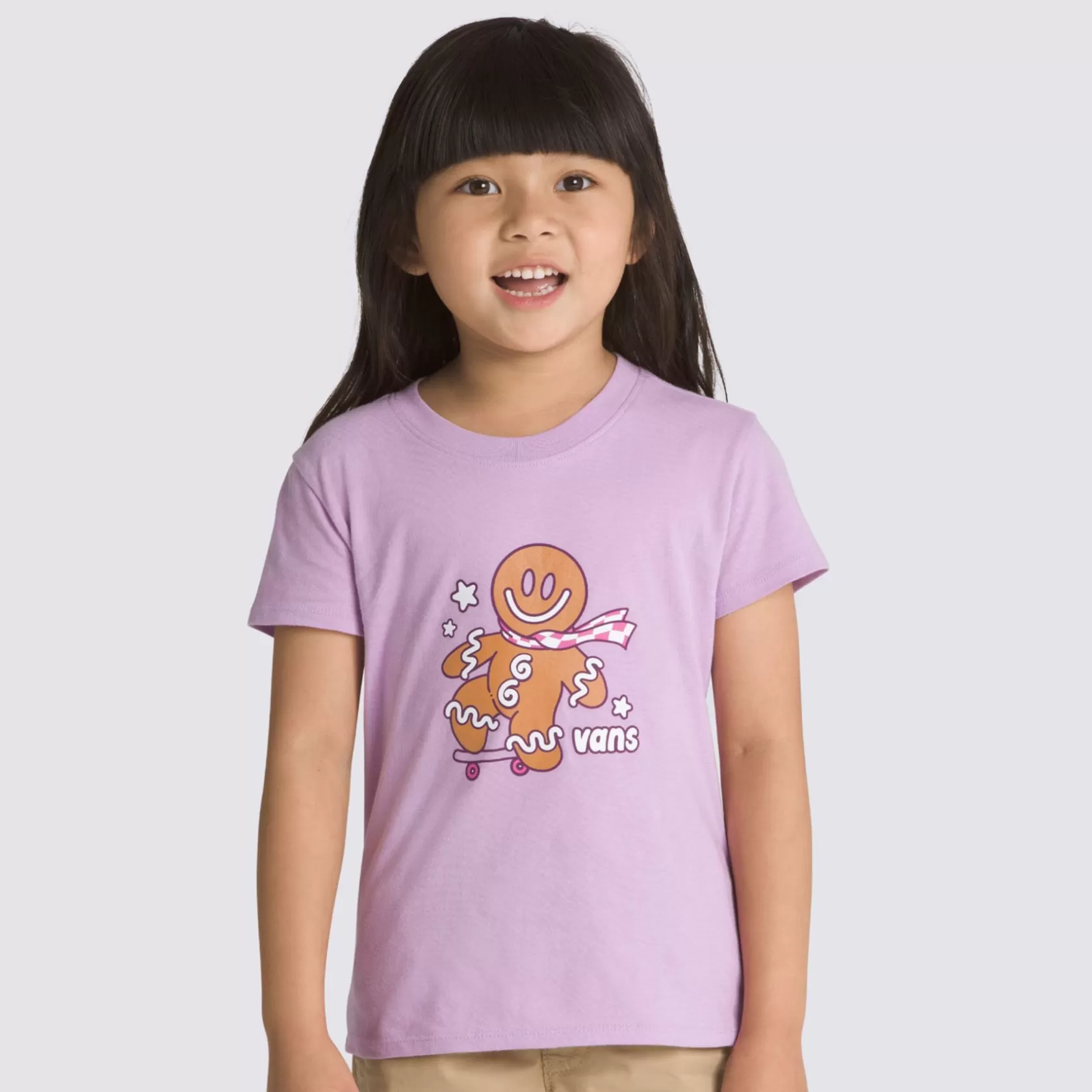 Vans Ropa Para Niños Pequeños (2-8 Años)<Camiseta Ginger Board De Ninas (2-8 Anos) Purpura