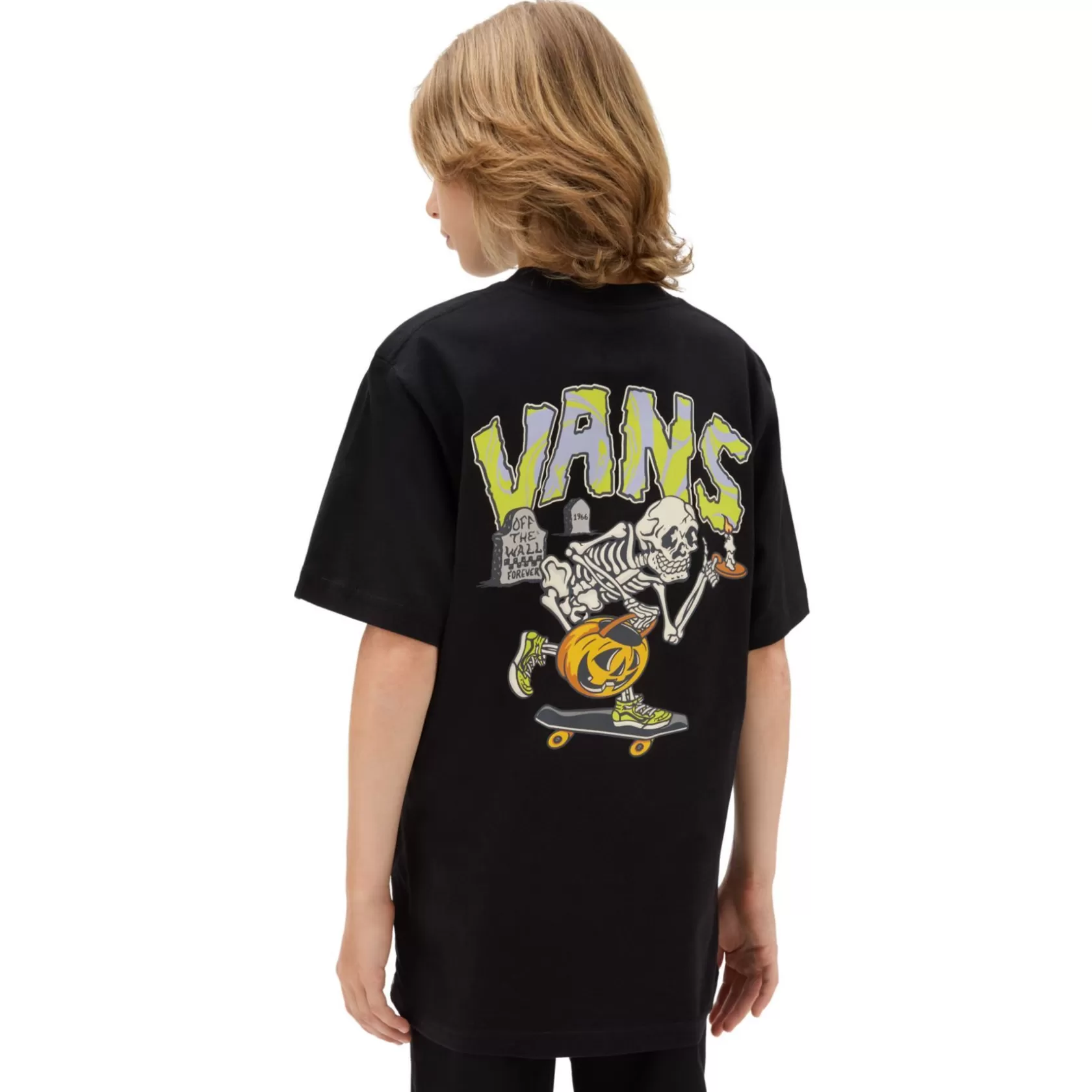 Vans Ropa Para Chicos (8-14 Años)<Camiseta Haunted House Of De Niños (8-14 Anos) Negro