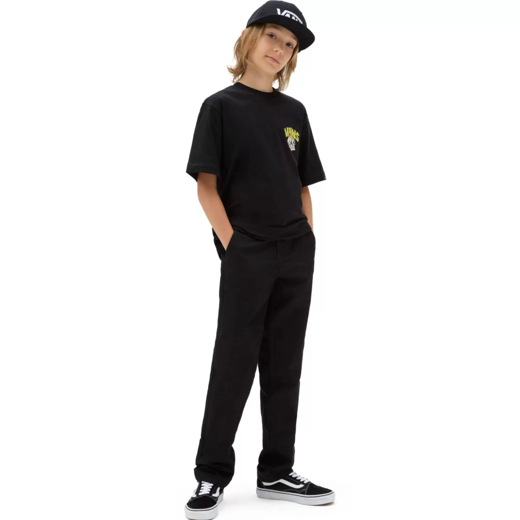 Vans Ropa Para Chicos (8-14 Años)<Camiseta Haunted House Of De Niños (8-14 Anos) Negro