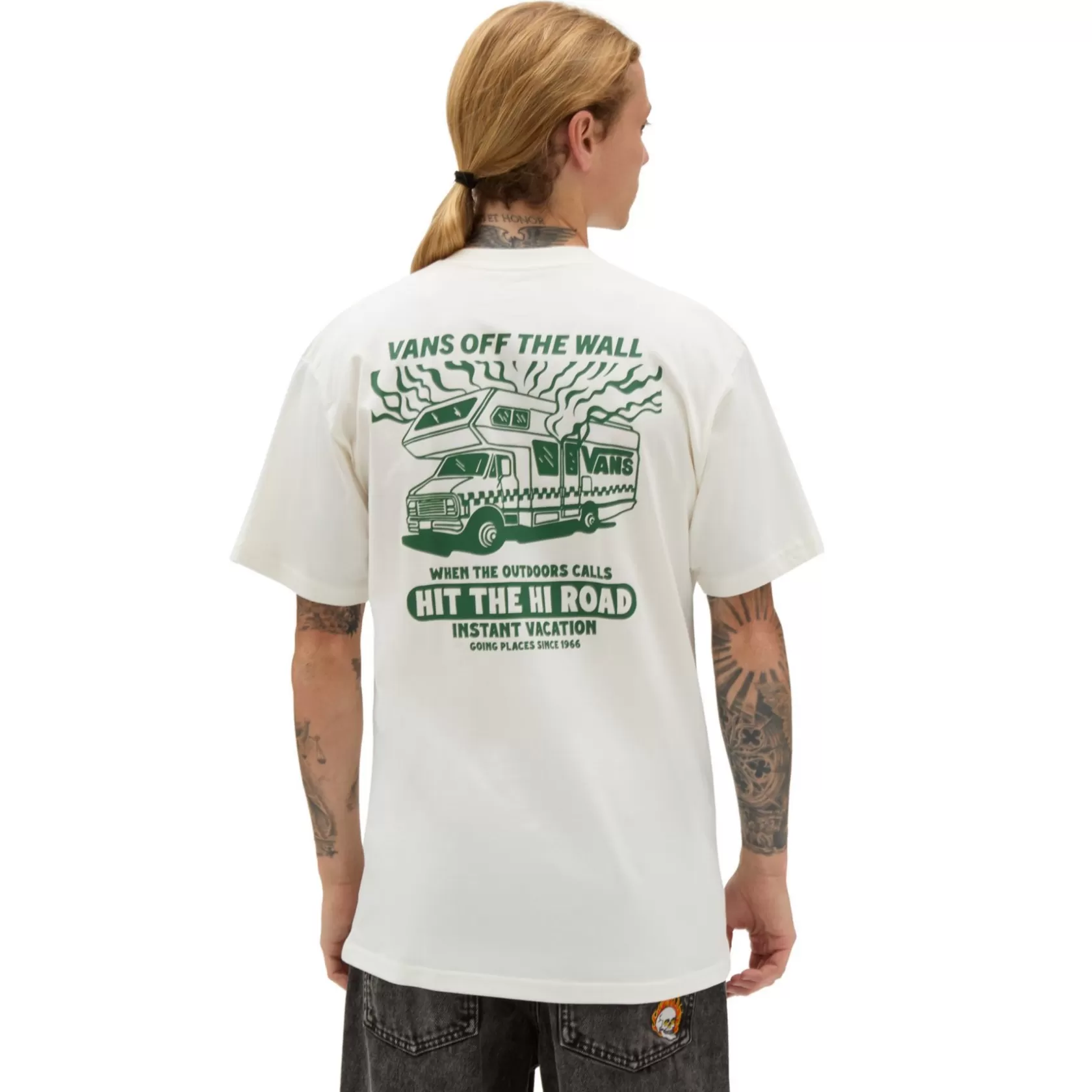 Vans Camisetas<Camiseta Hi Road Rv Blanco