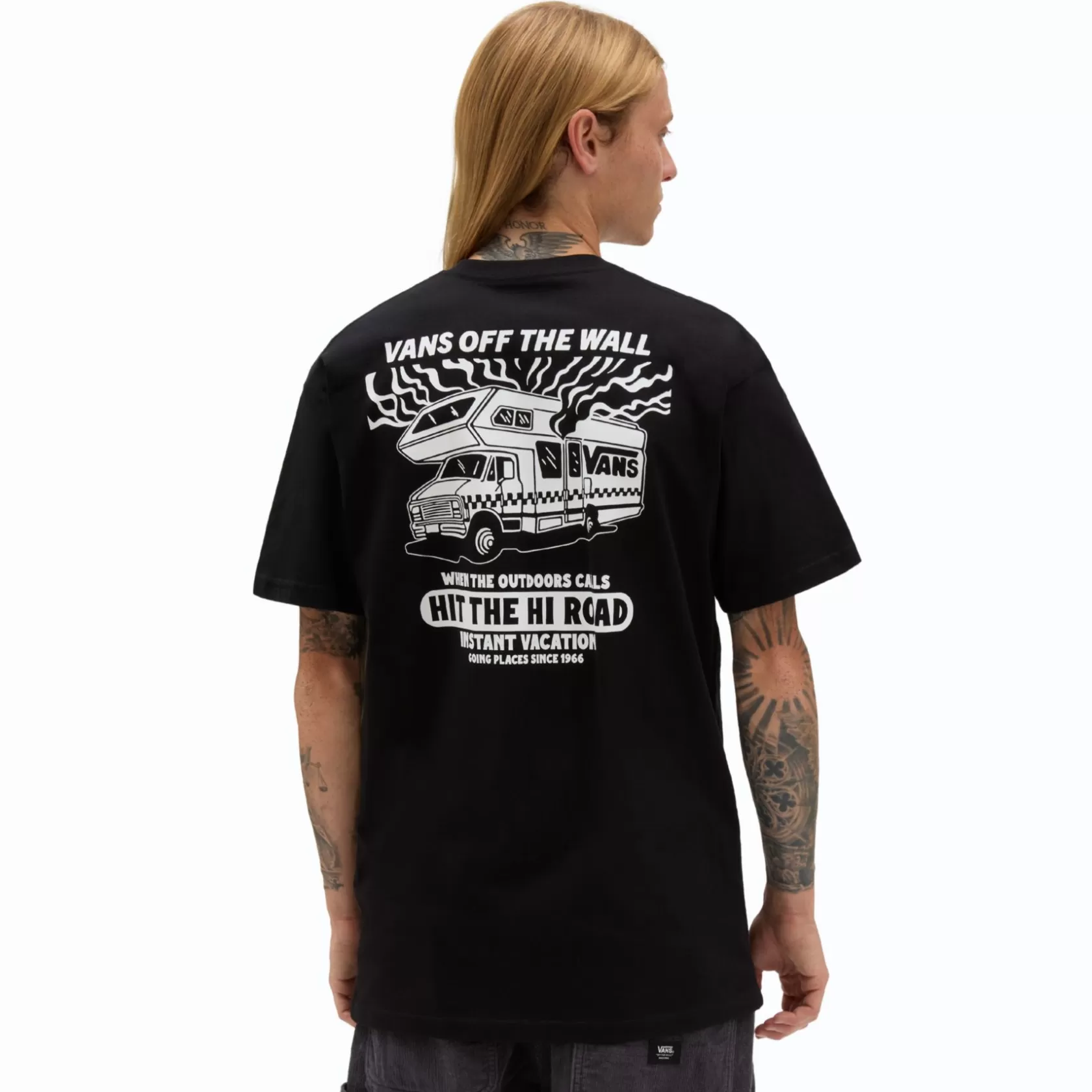 Vans Camisetas<Camiseta Hi Road Rv Negro